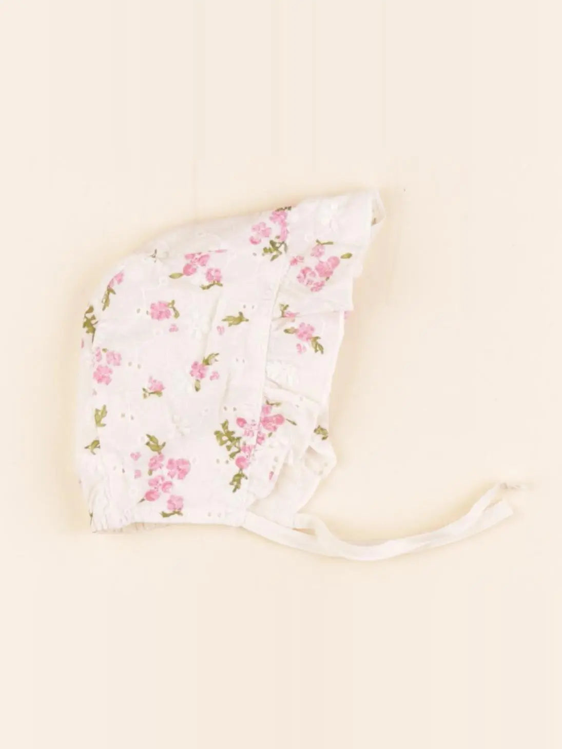 Zara - chapeau beige, rose - 6/12 mois