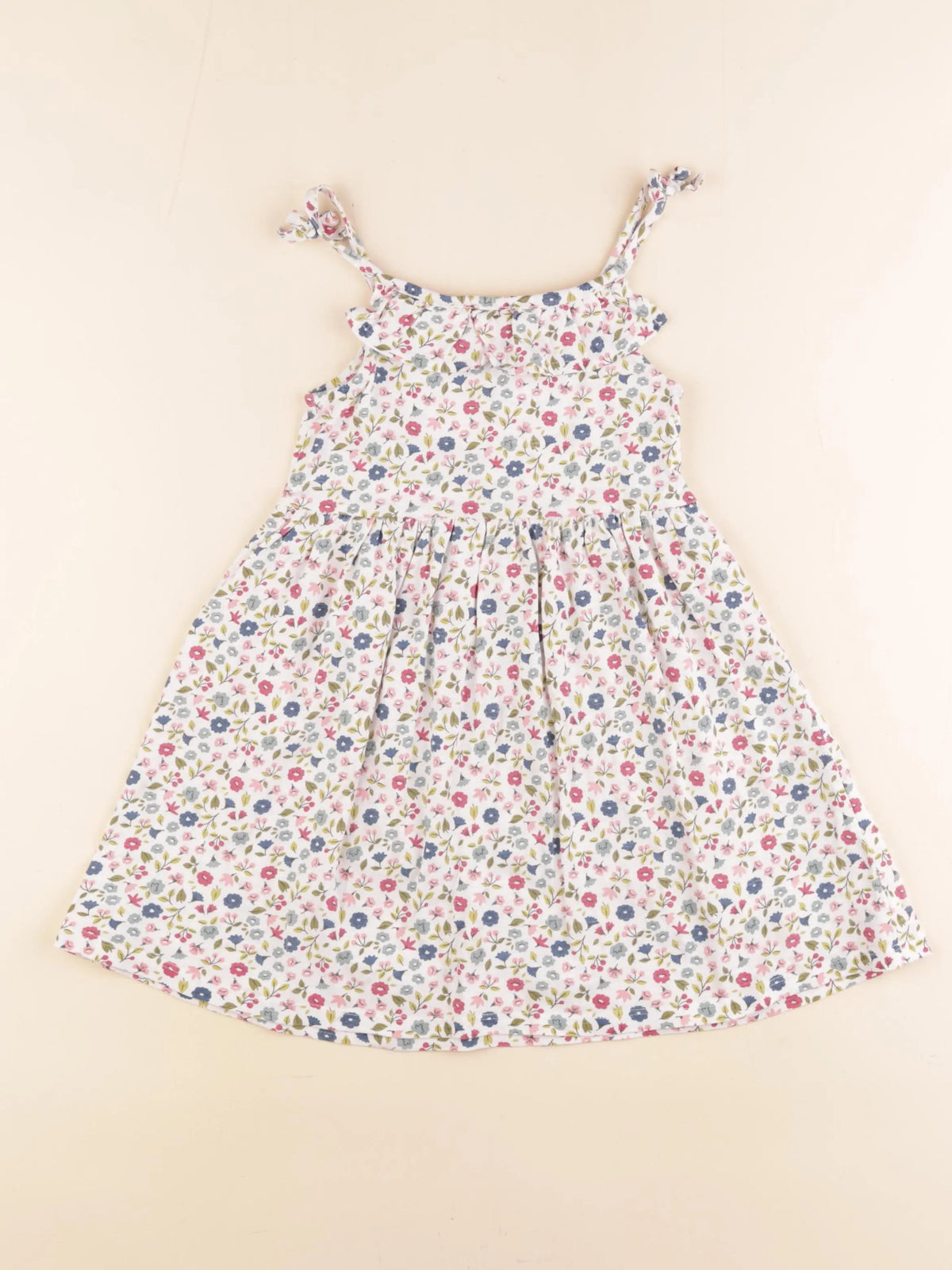 Vertbaudet - robe multicolore - 4 ans