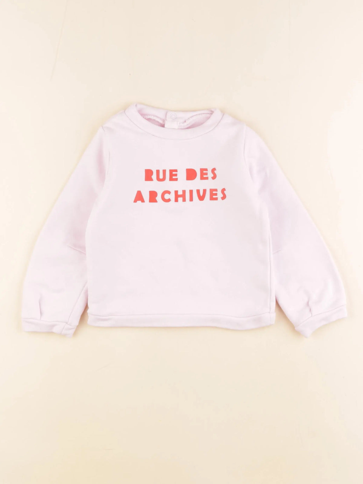 Jacadi - sweat rose - 24 mois