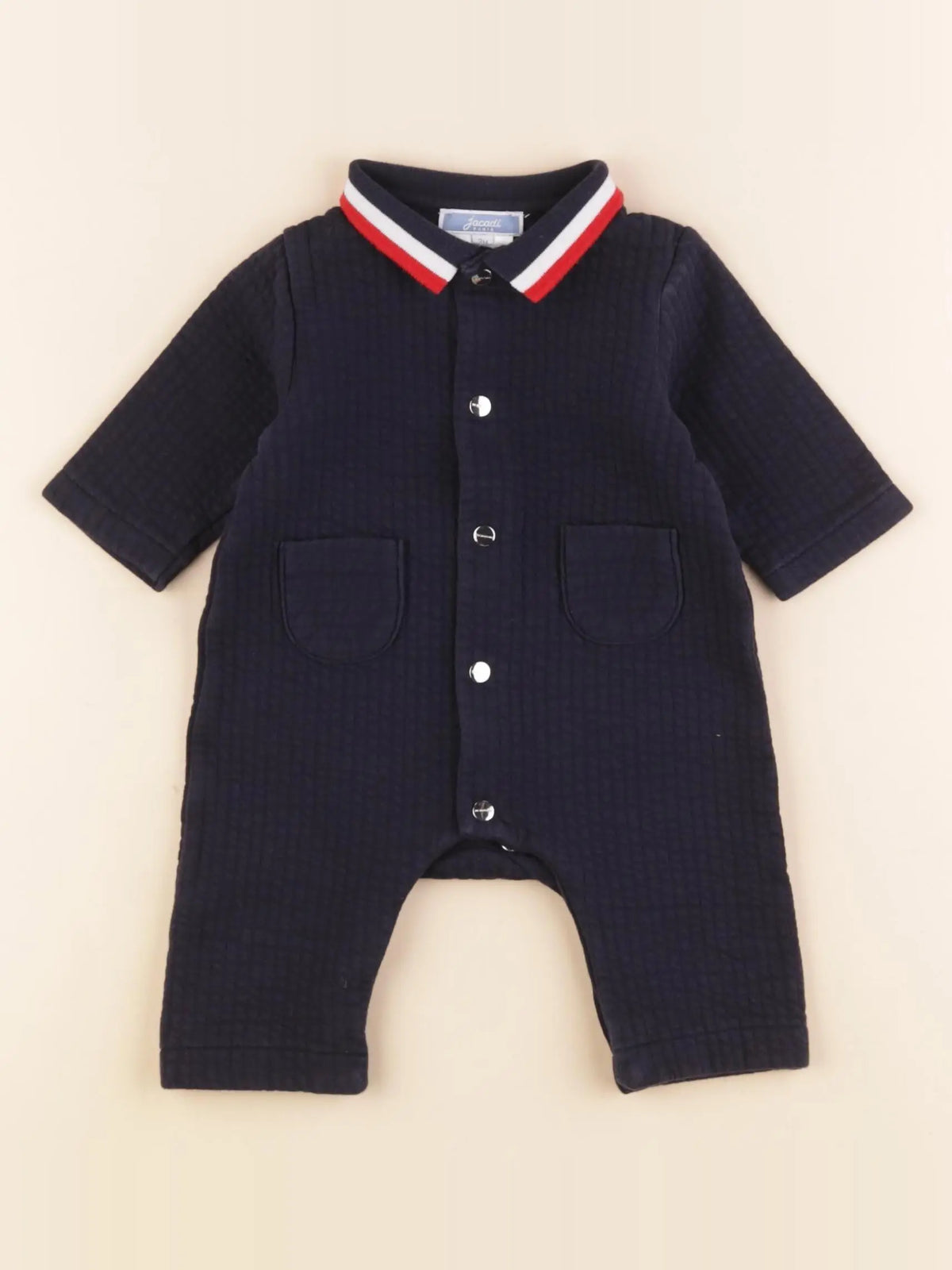 Jacadi - combinaison bleu - 3 mois