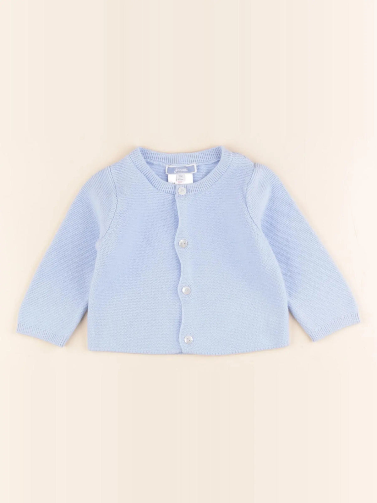 Jacadi - gilet bleu - 6 mois