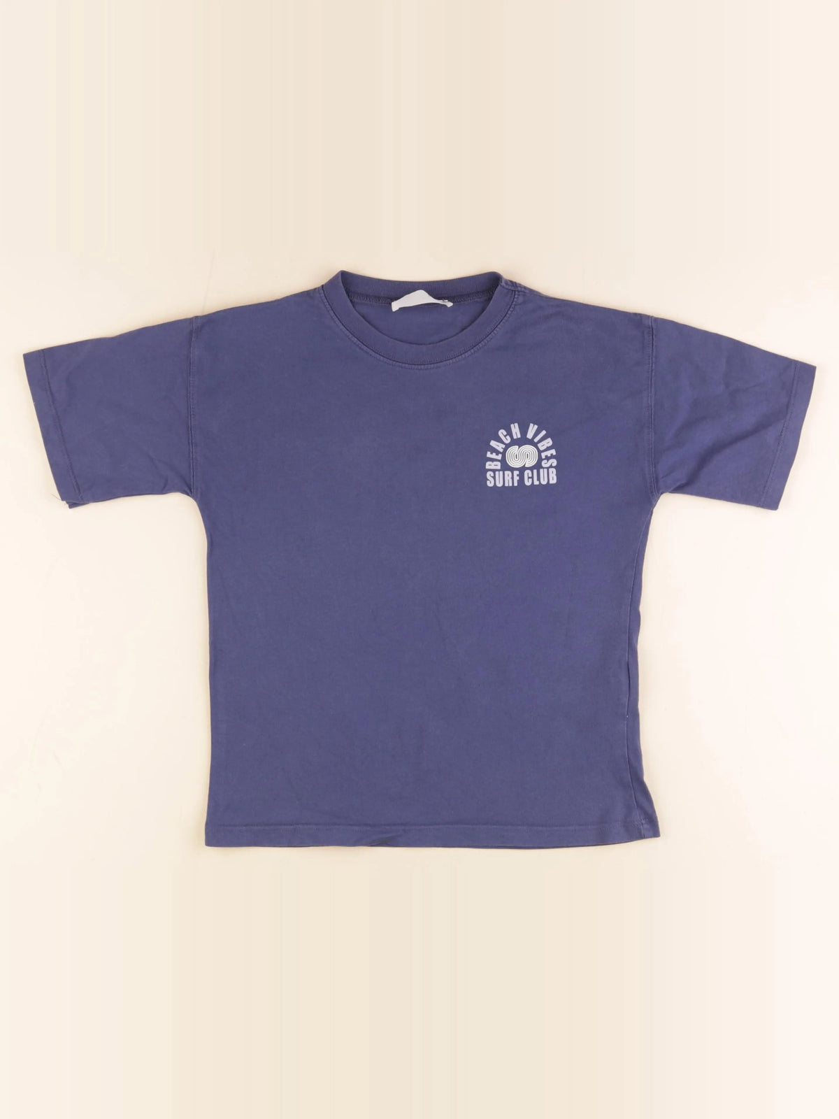 Zara - tee-shirt imprimé au dos bleu - 8/9 ans