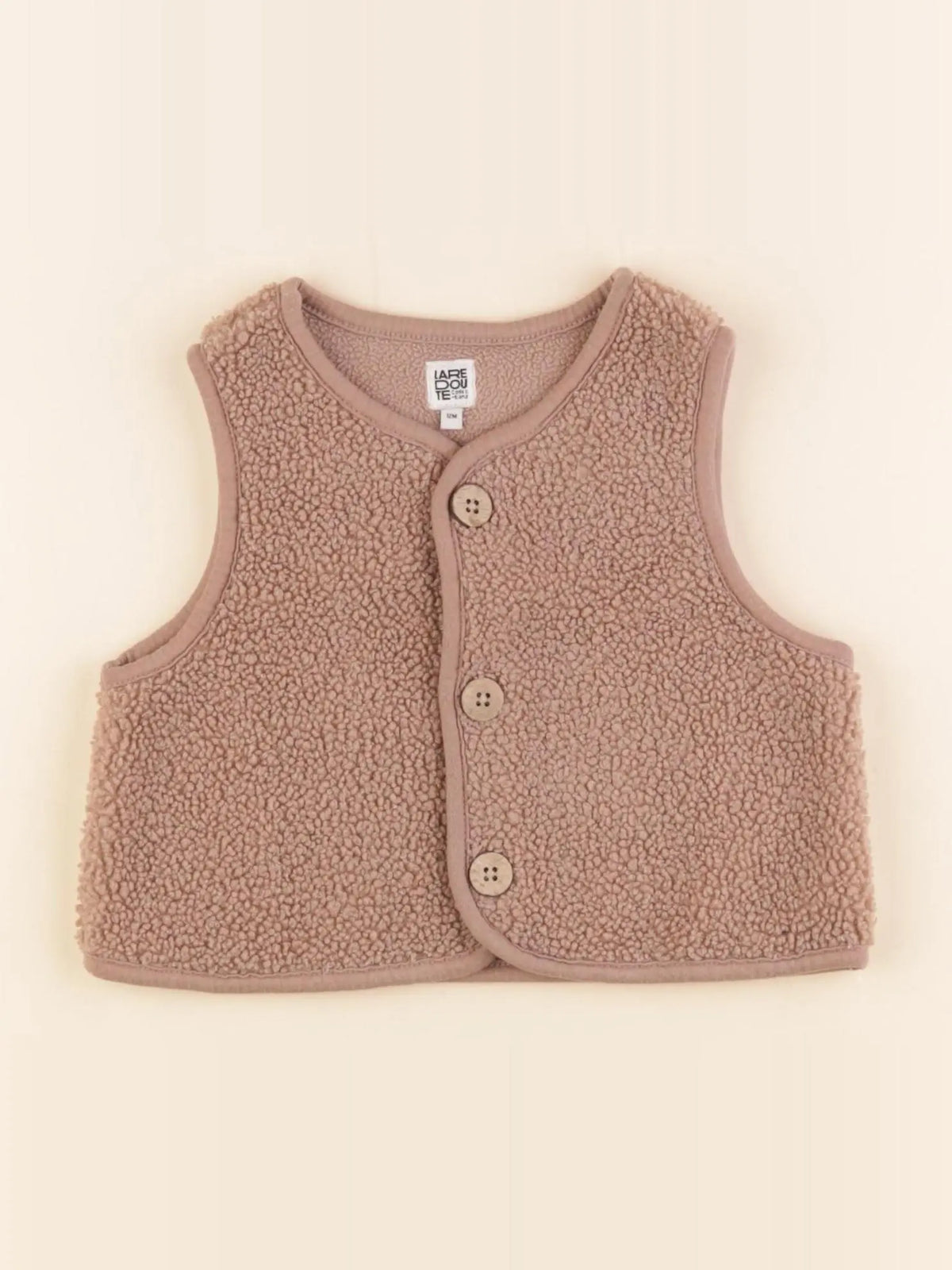 La Redoute - gilet marron - 12 mois