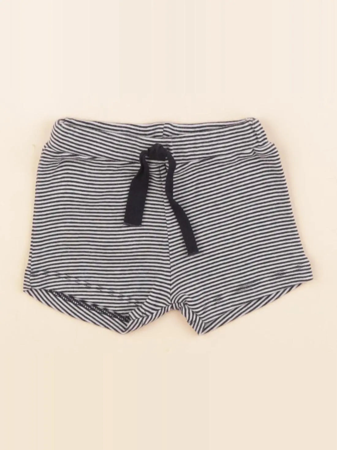 Petit Bateau - short blanc, bleu - 3 mois