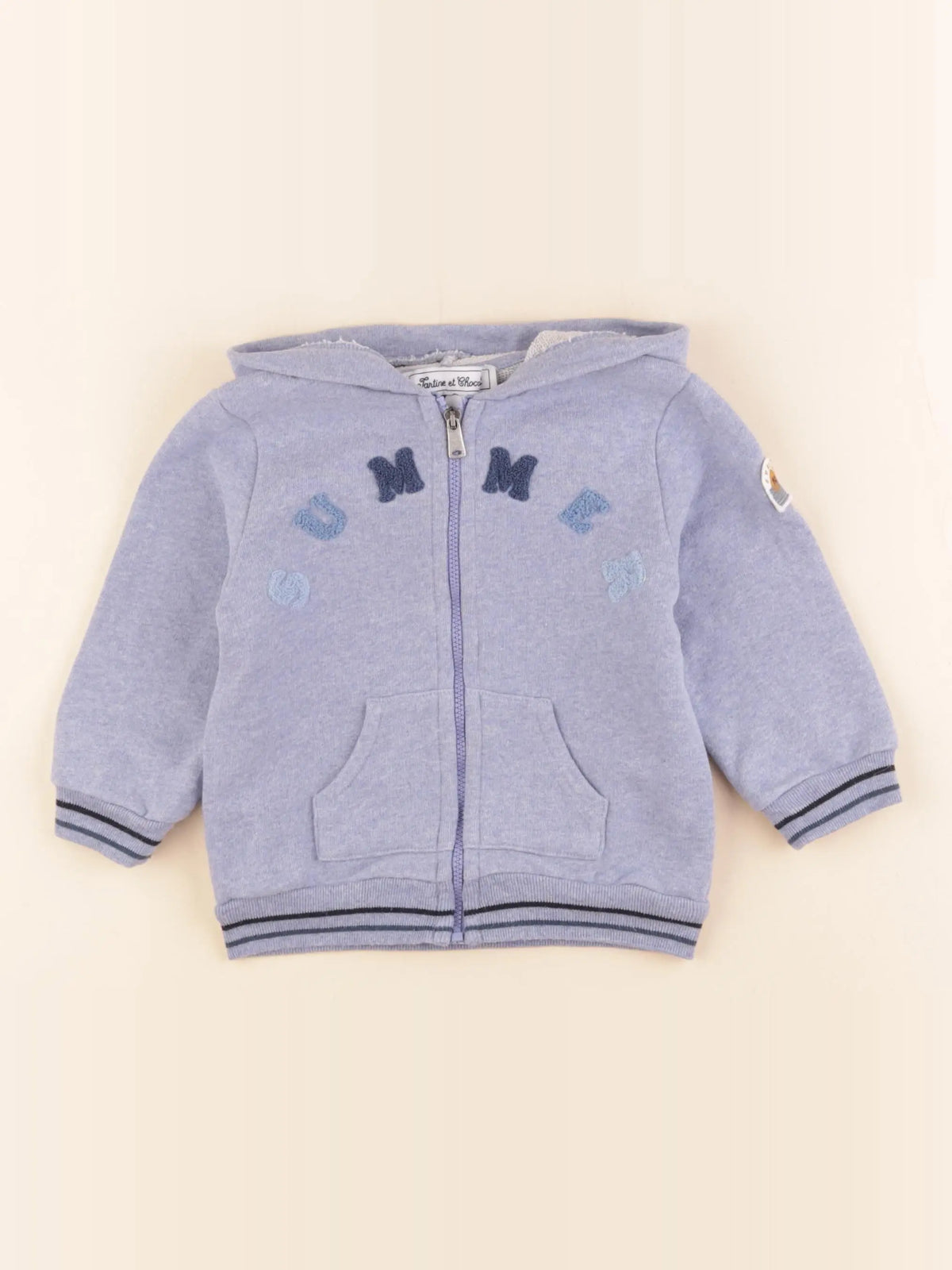 Tartine & Chocolat - sweat bleu - 2 ans