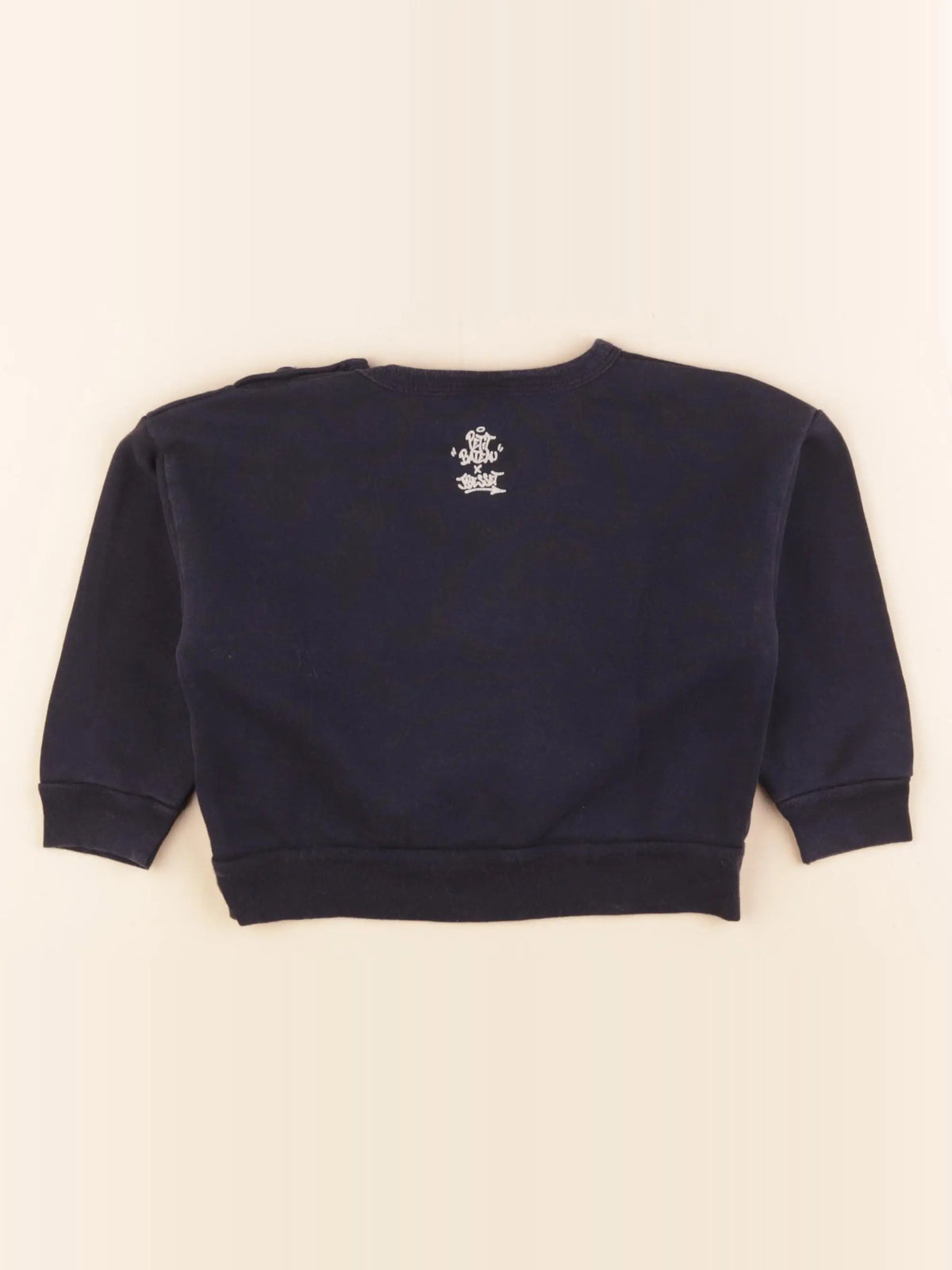 Petit Bateau - sweat bleu - 24 mois