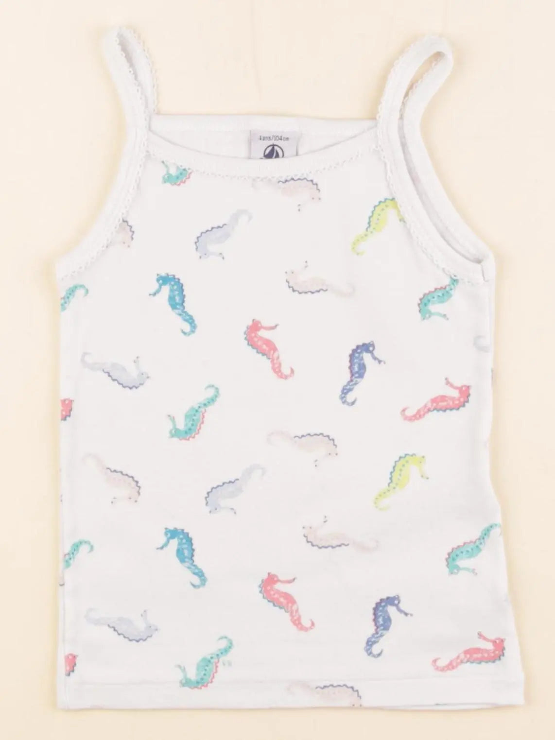 Petit Bateau - maillot de corps blanc - 4 ans