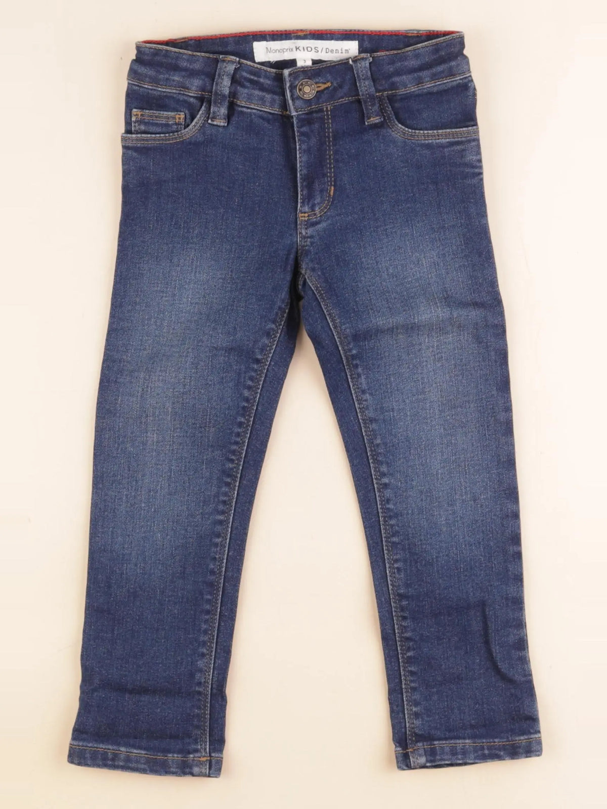 Monoprix - jean bleu - 3 ans