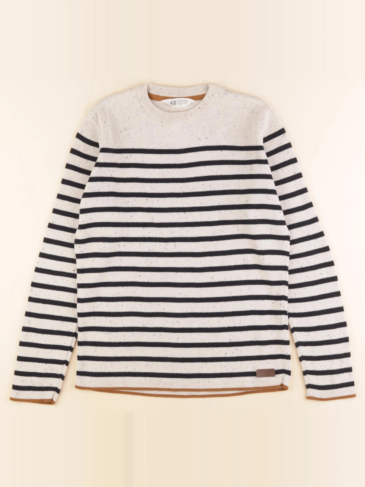 H&M - pull beige - 11/12 ans