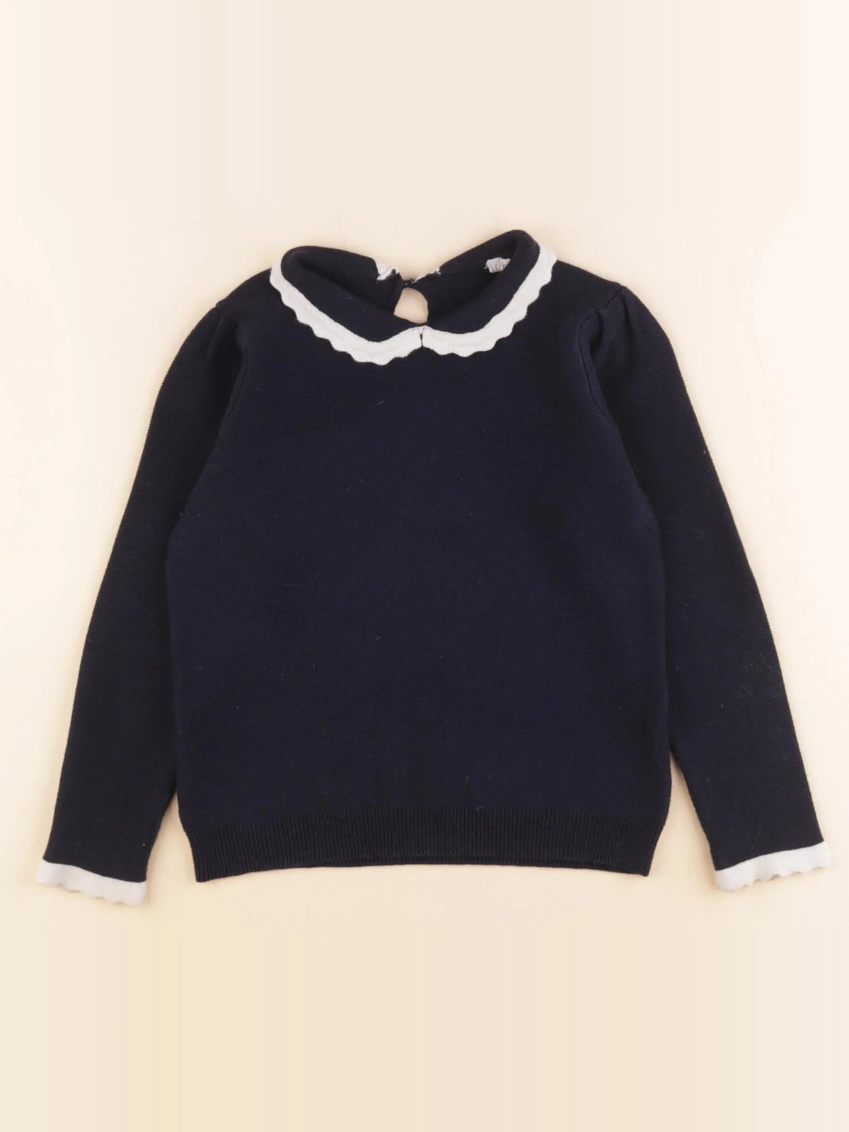 Monoprix - pull bleu - 6 ans