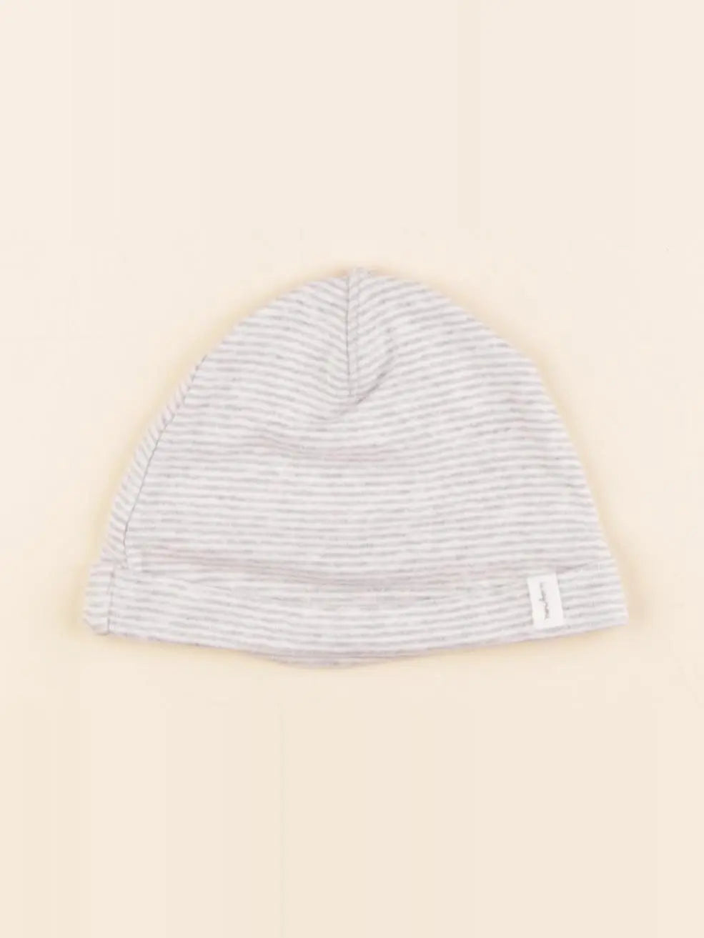 H&M - bonnet de naissance gris - 6/9 mois