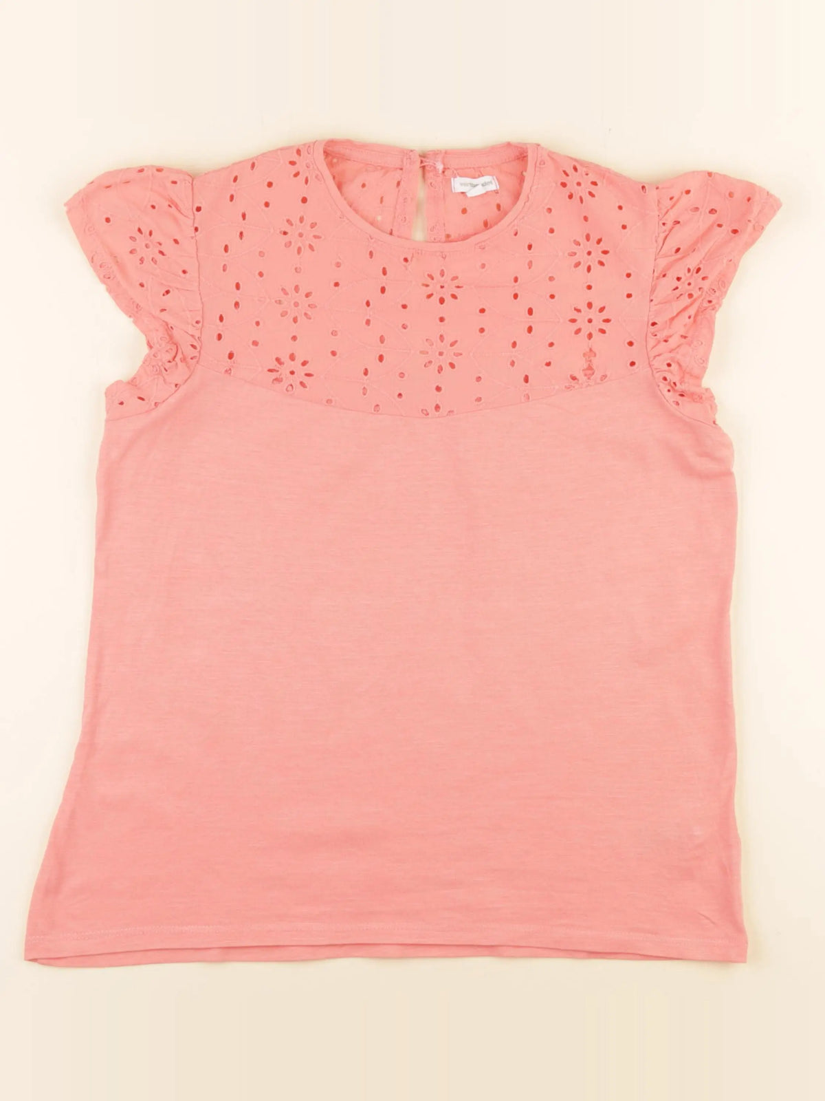 Vertbaudet - tee-shirt orange - 14 ans