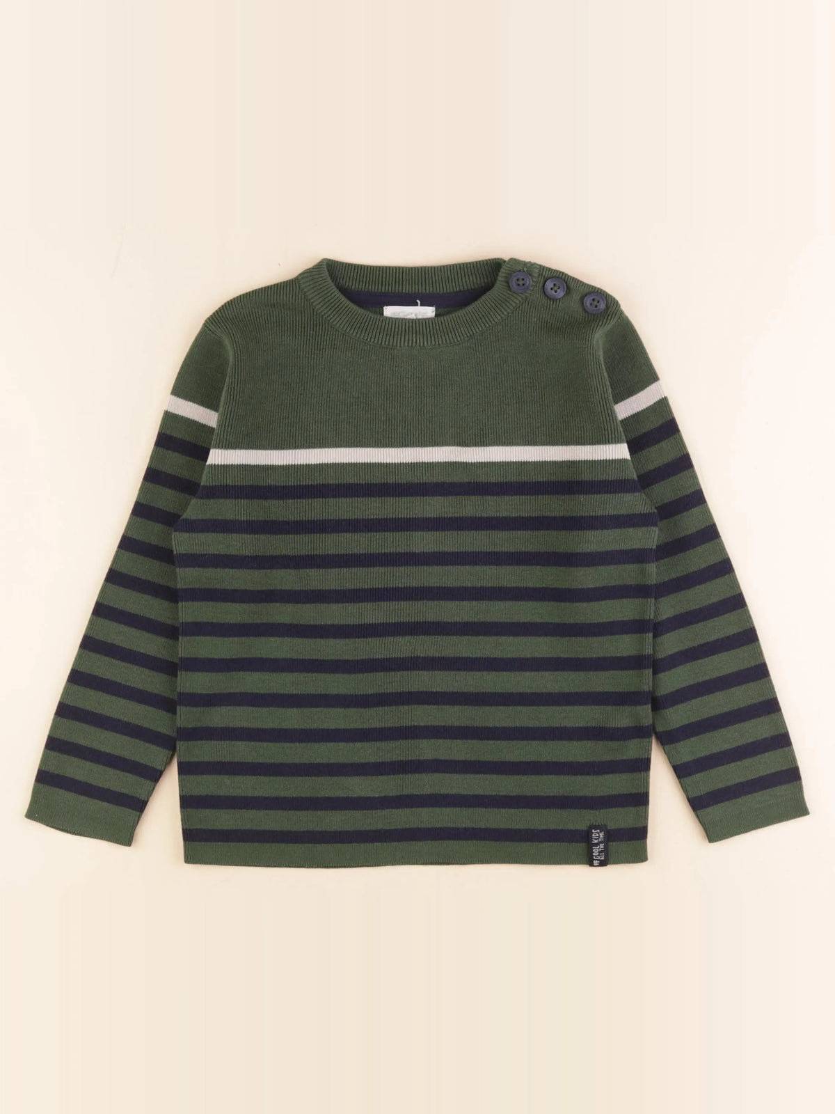 Vertbaudet - pull vert - 5 ans