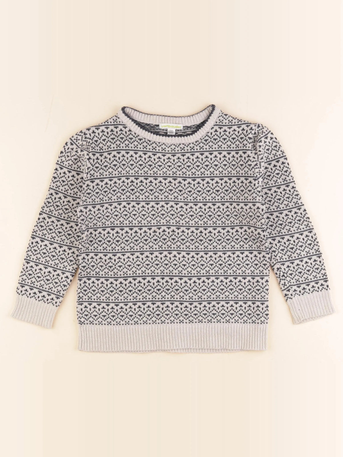 Vertbaudet - pull multicolore - 5 ans