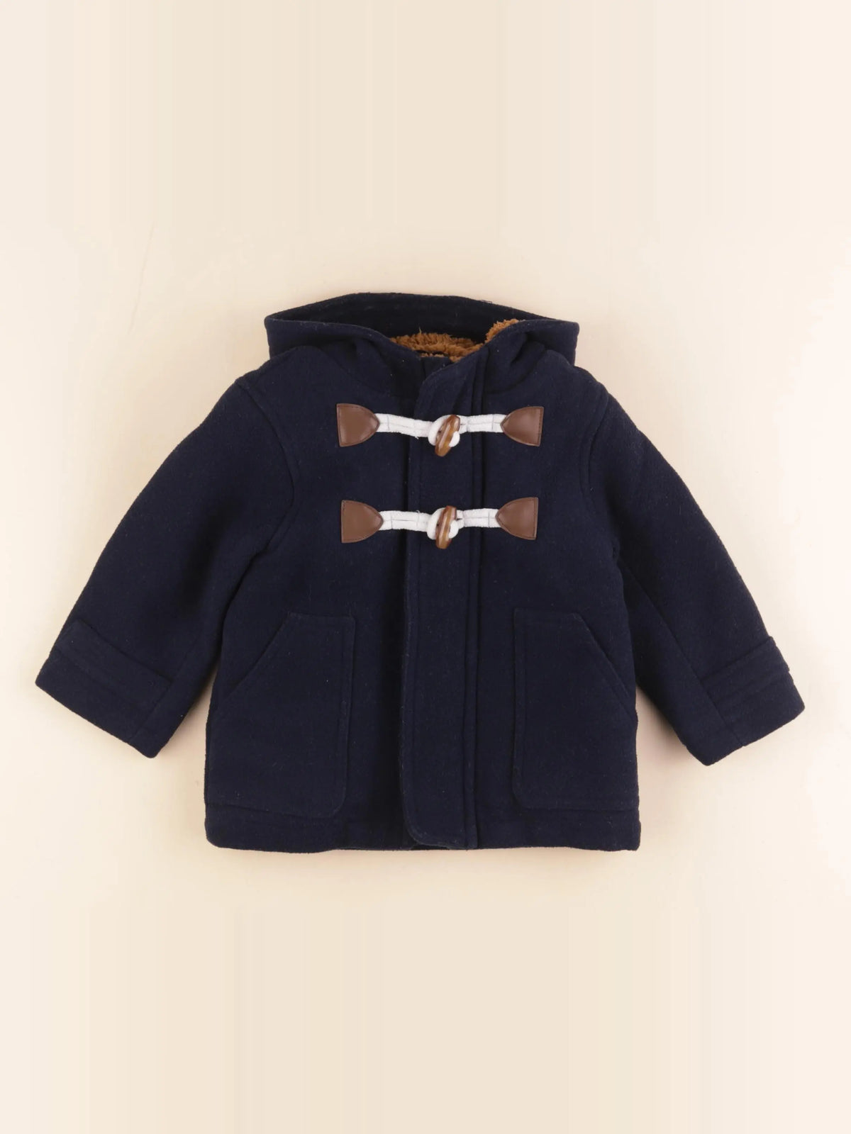 Vertbaudet - manteau bleu - 18 mois