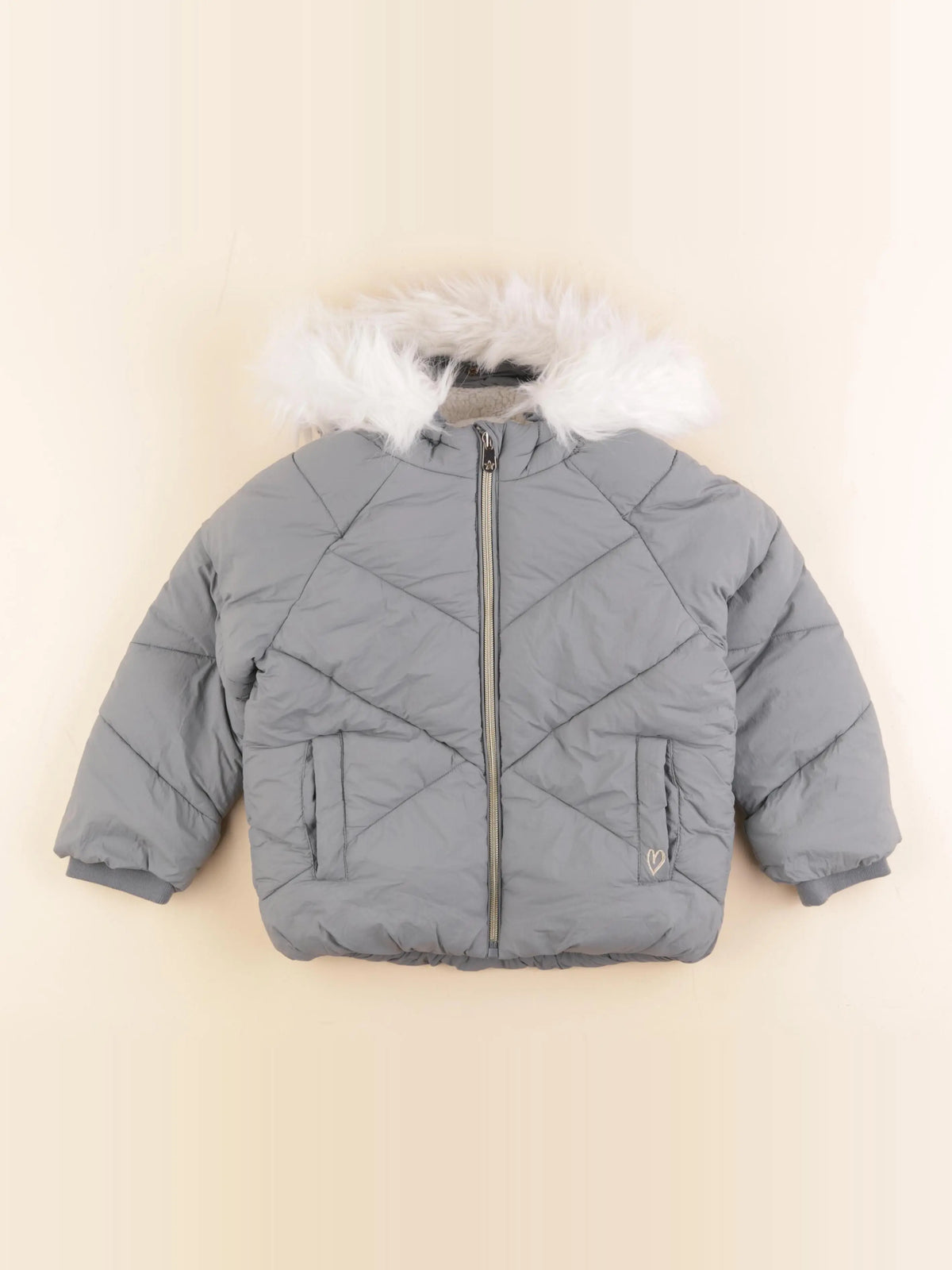 Vertbaudet - doudoune vert - 5 ans