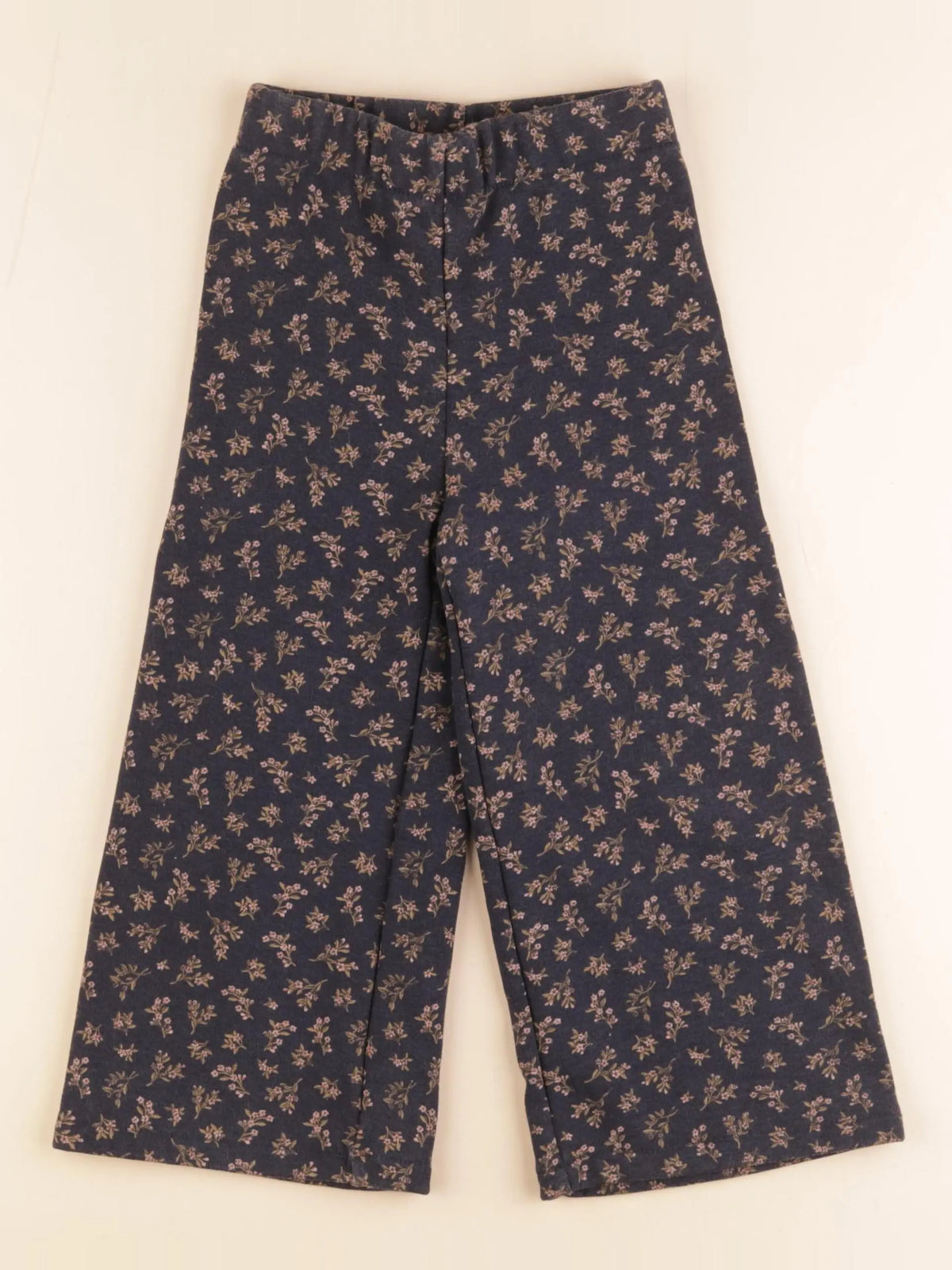 Vertbaudet - pantalon doublé noir, rose - 4 ans