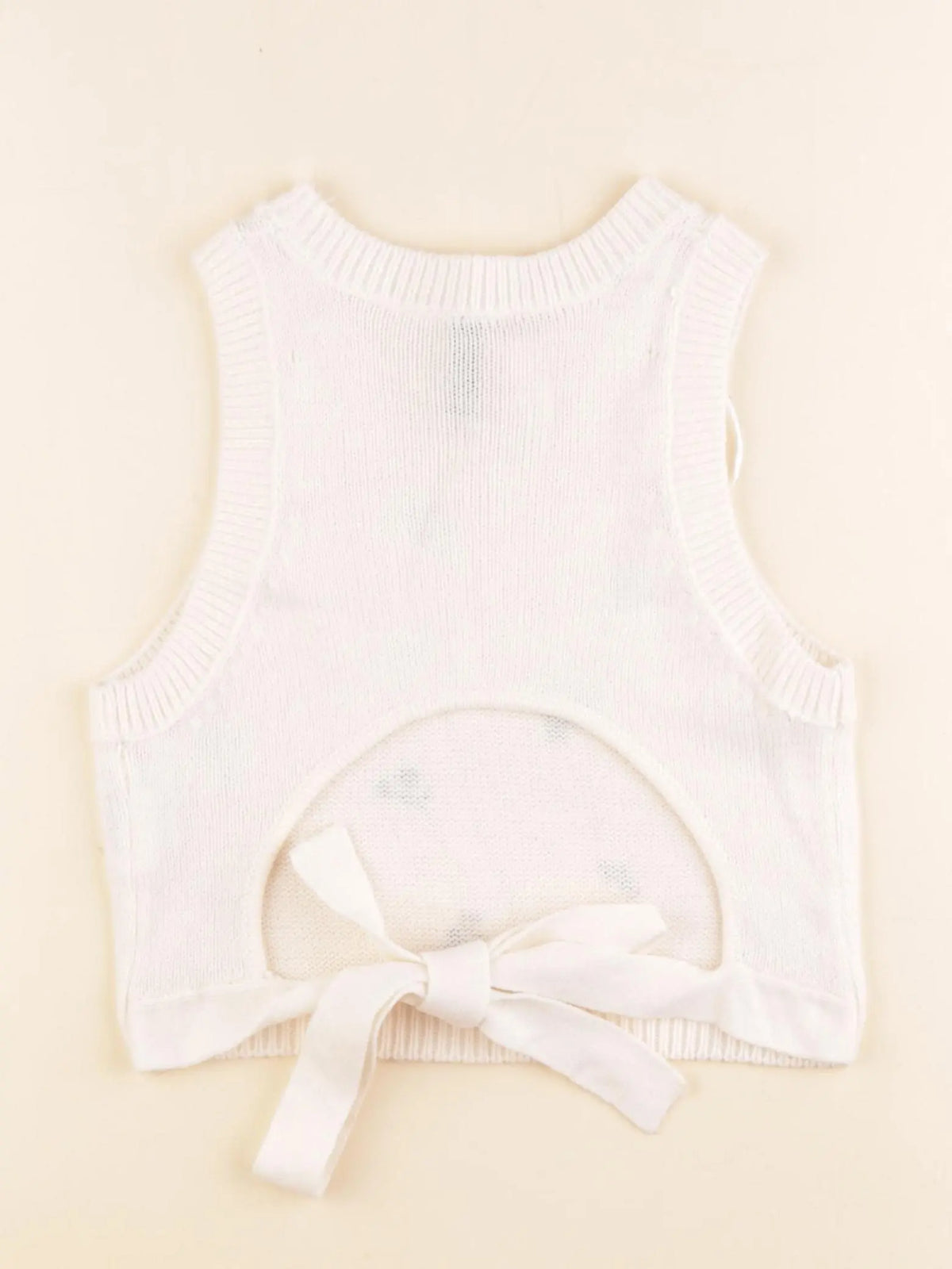 H&M - pull beige, bleu - 10/12 ans