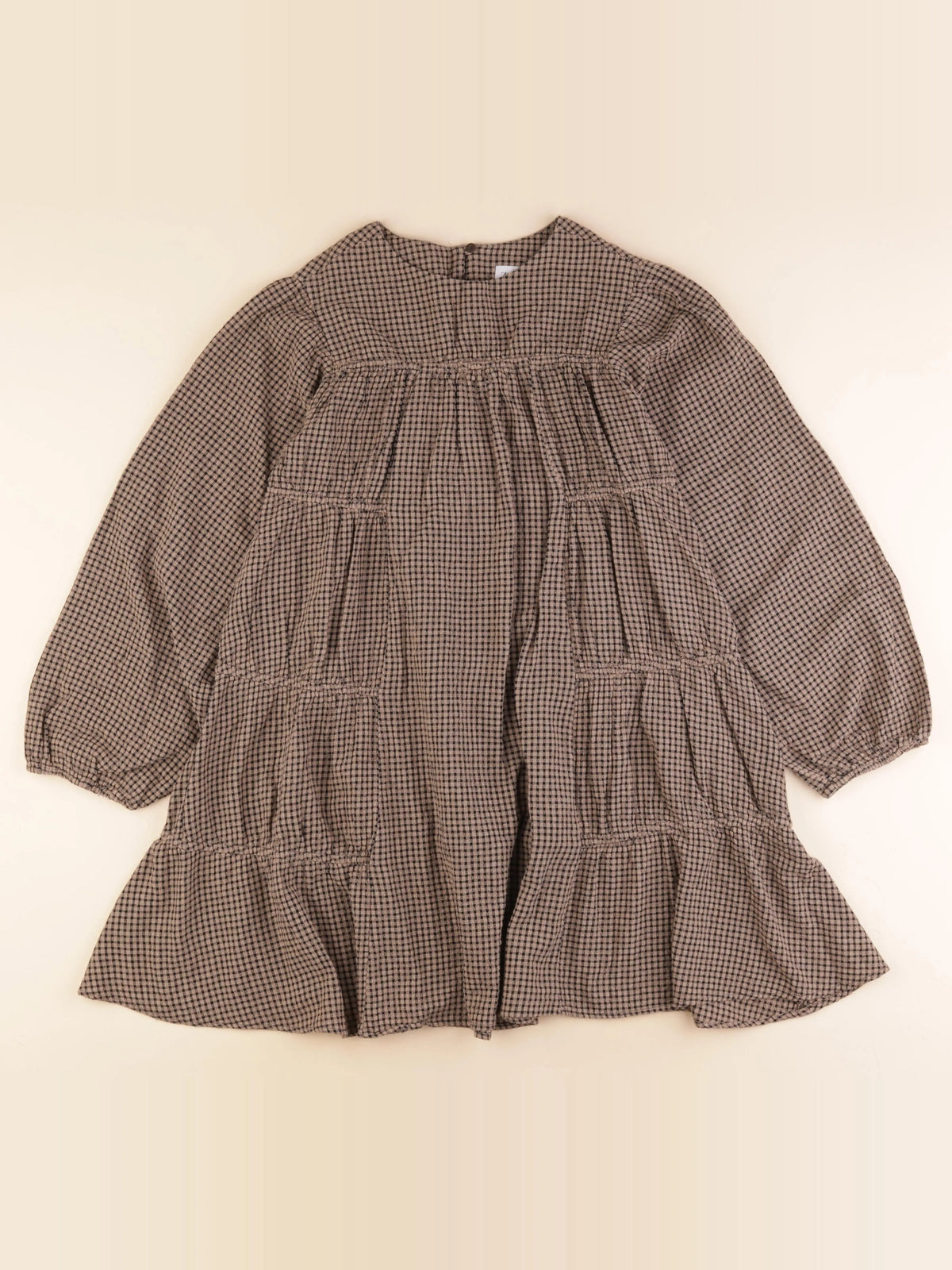 Zara - robe marron, noir - 11/12 ans