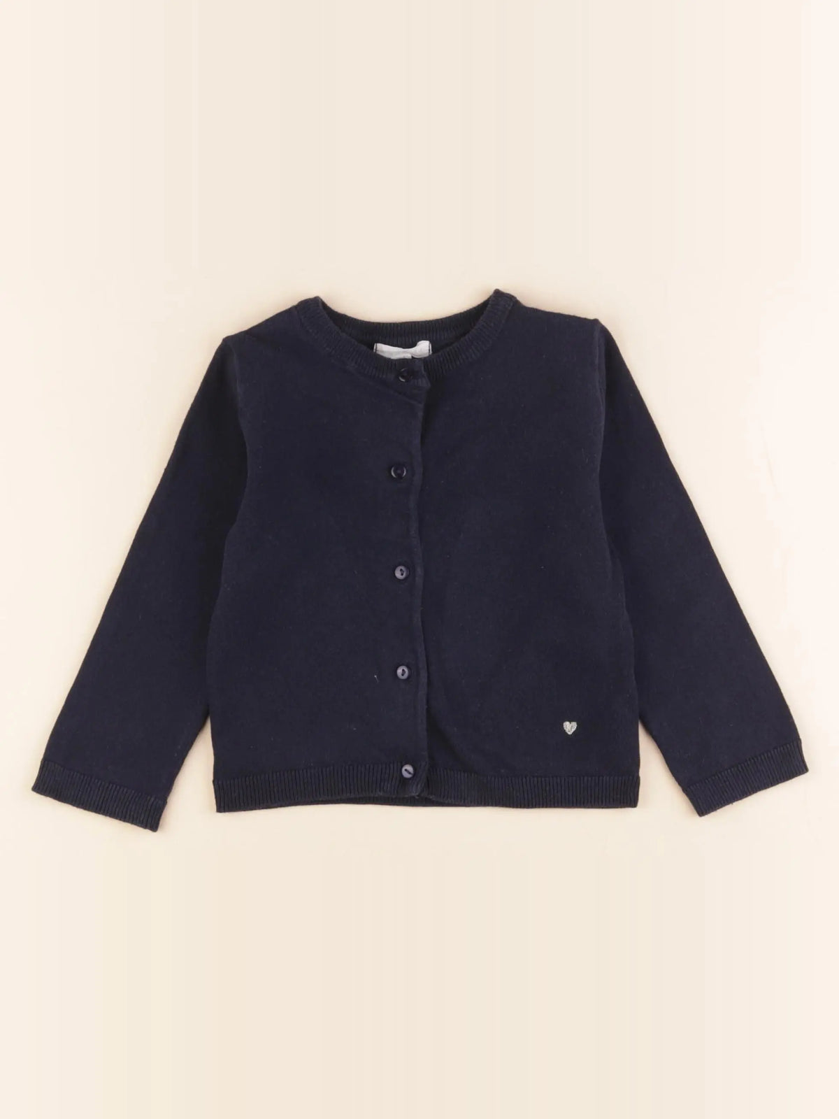 Vertbaudet - gilet bleu - 2 ans