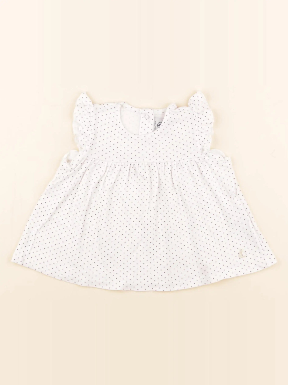 Petit Bateau - tee-shirt blanc - 12 mois