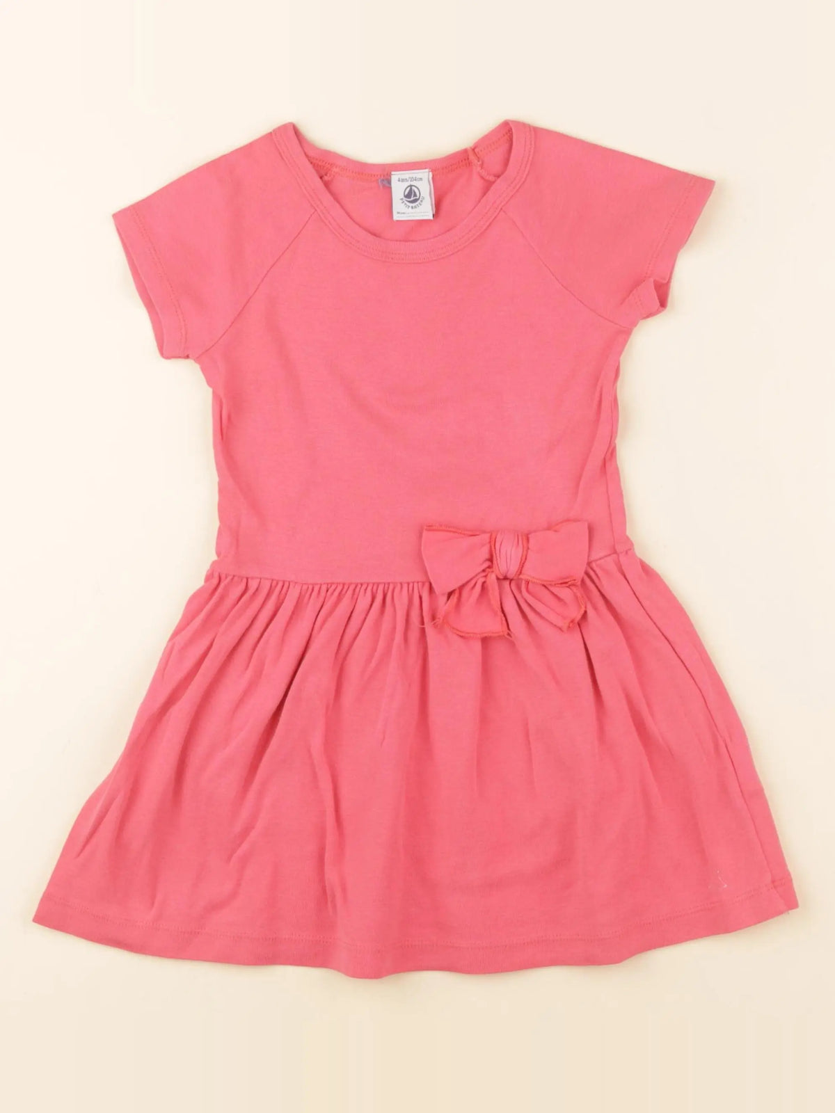 Petit Bateau - robe rose - 4 ans
