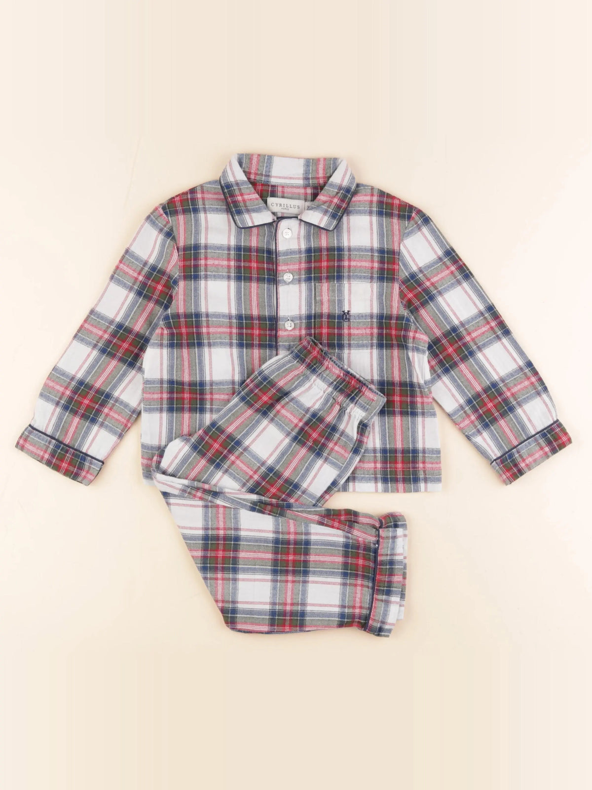 Cyrillus - pyjama coton multicolore - 3 ans