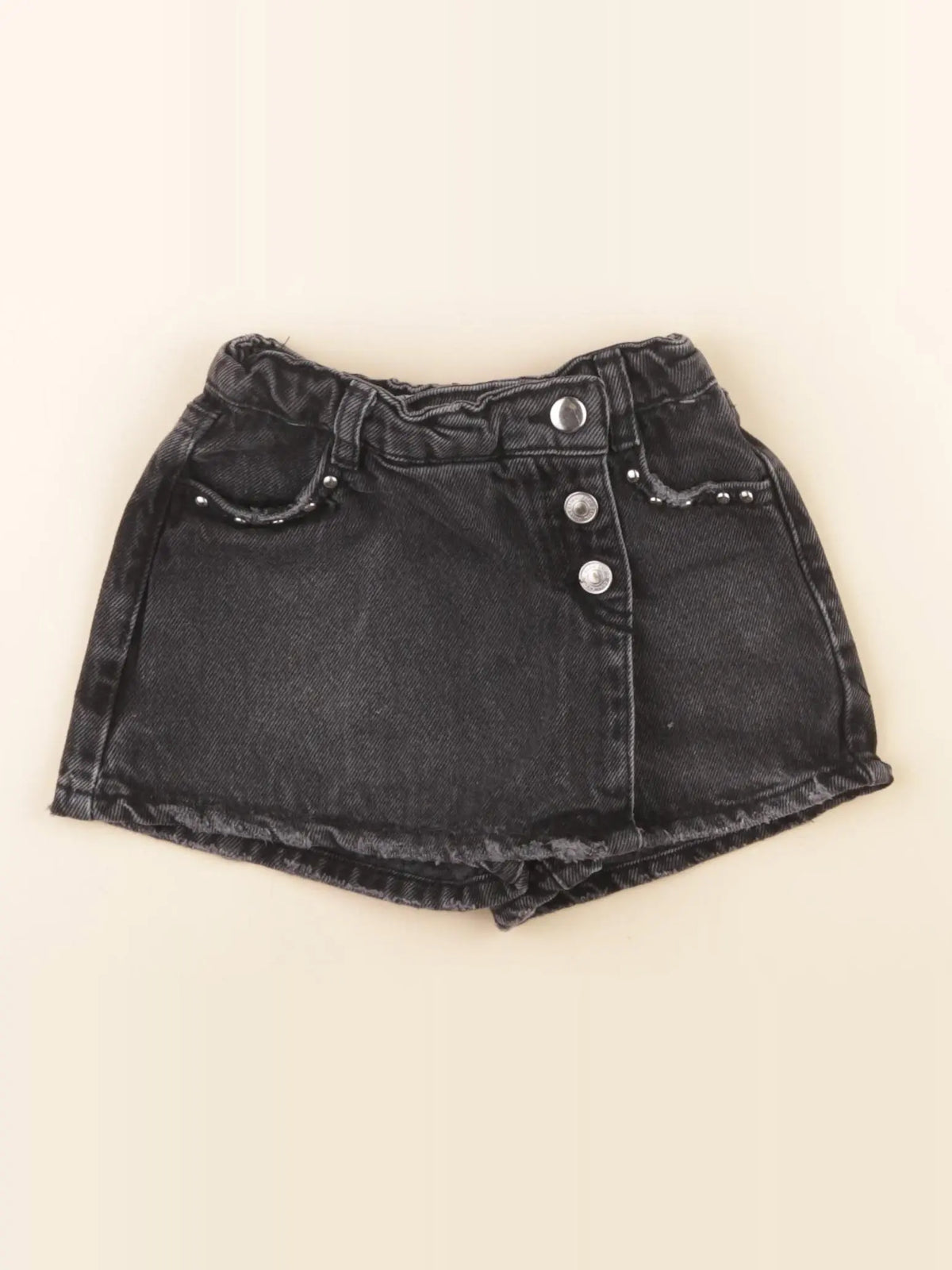 Zara - jupe short noir - 2/3 ans