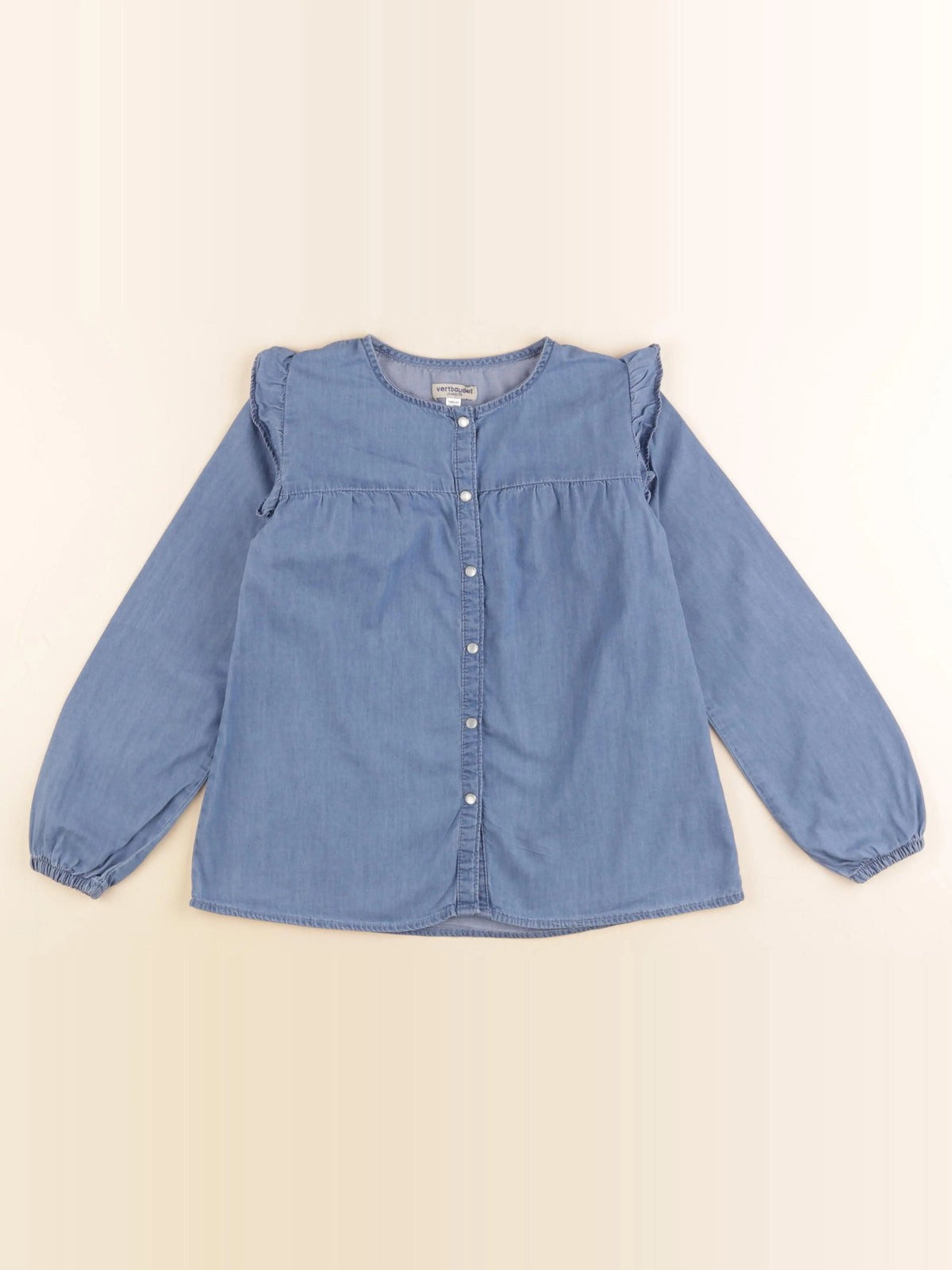 Vertbaudet - blouse bleu - 10 ans