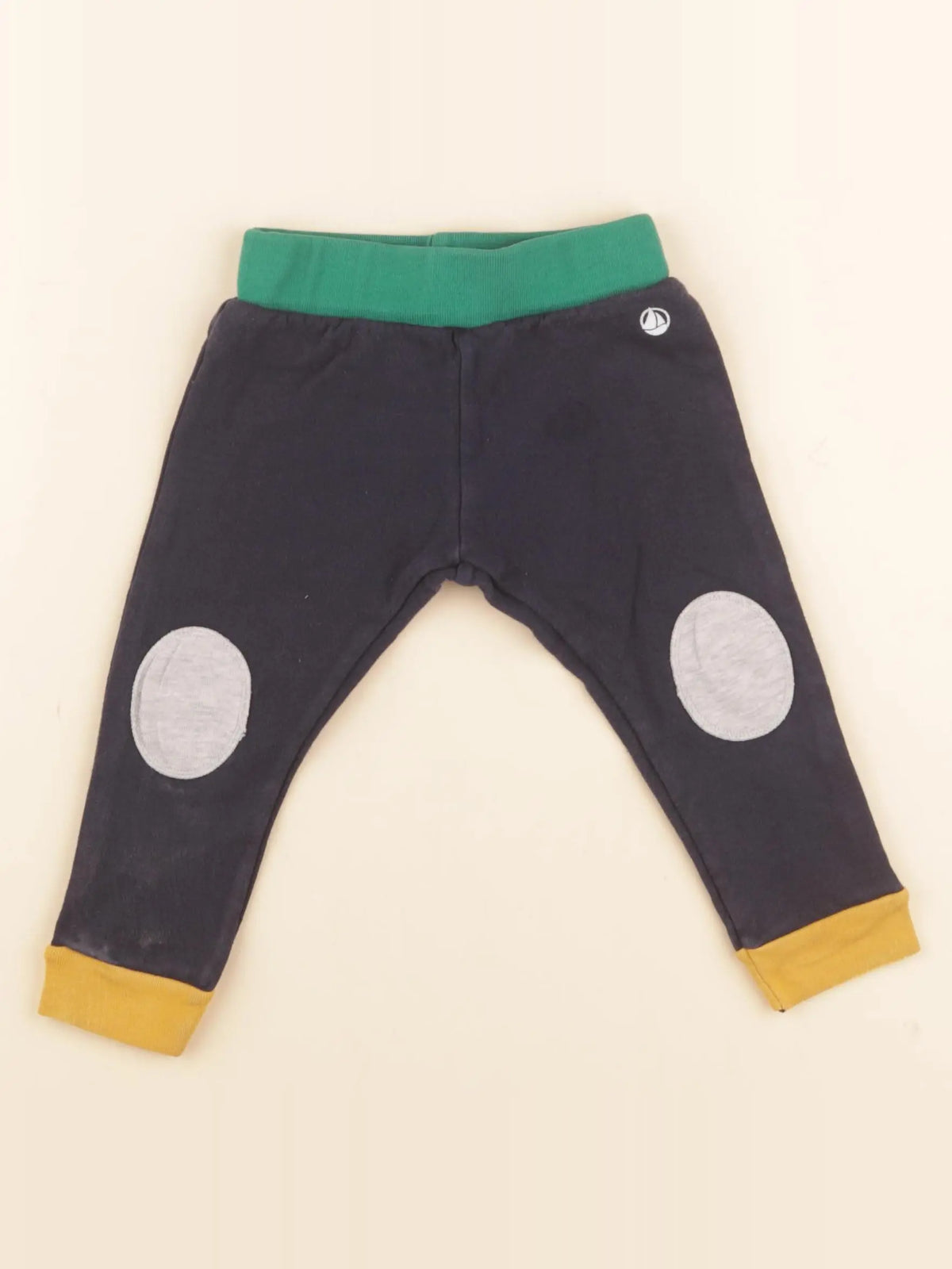 Petit Bateau - pantalon bleu - 18 mois
