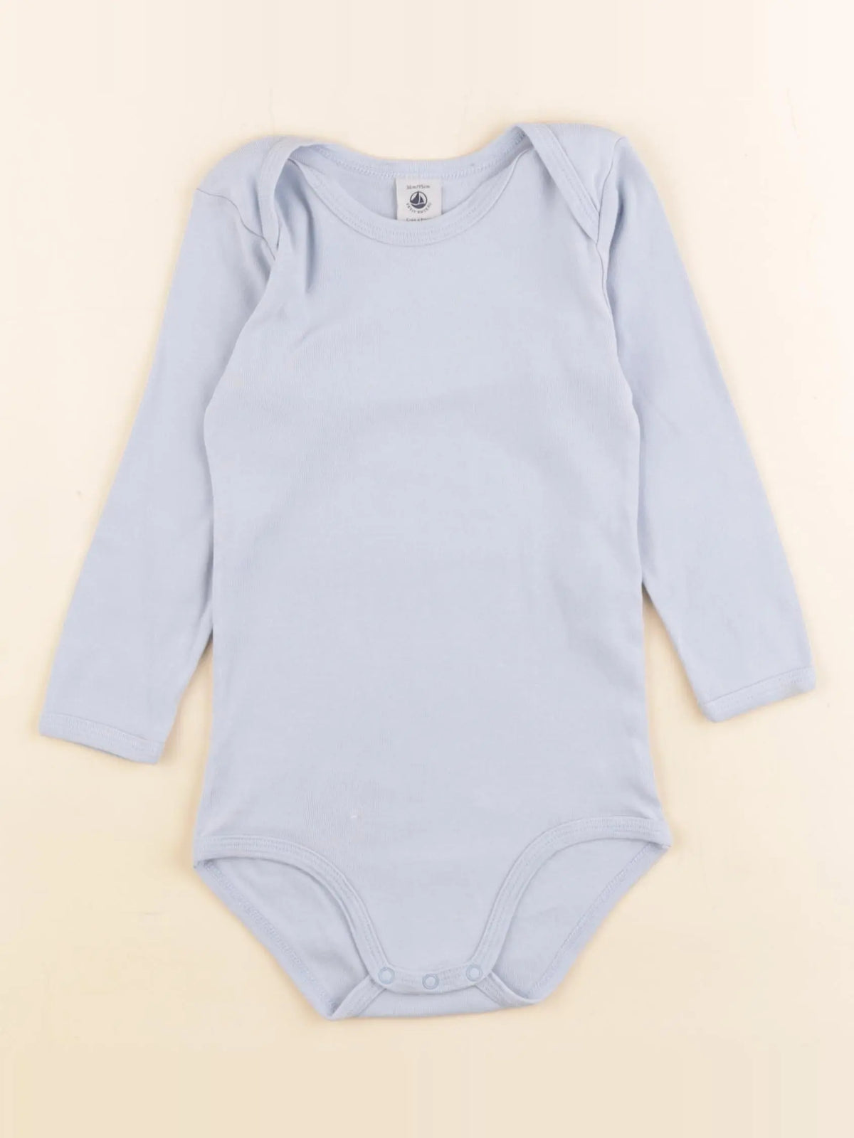 Petit Bateau - body bleu - 36 mois