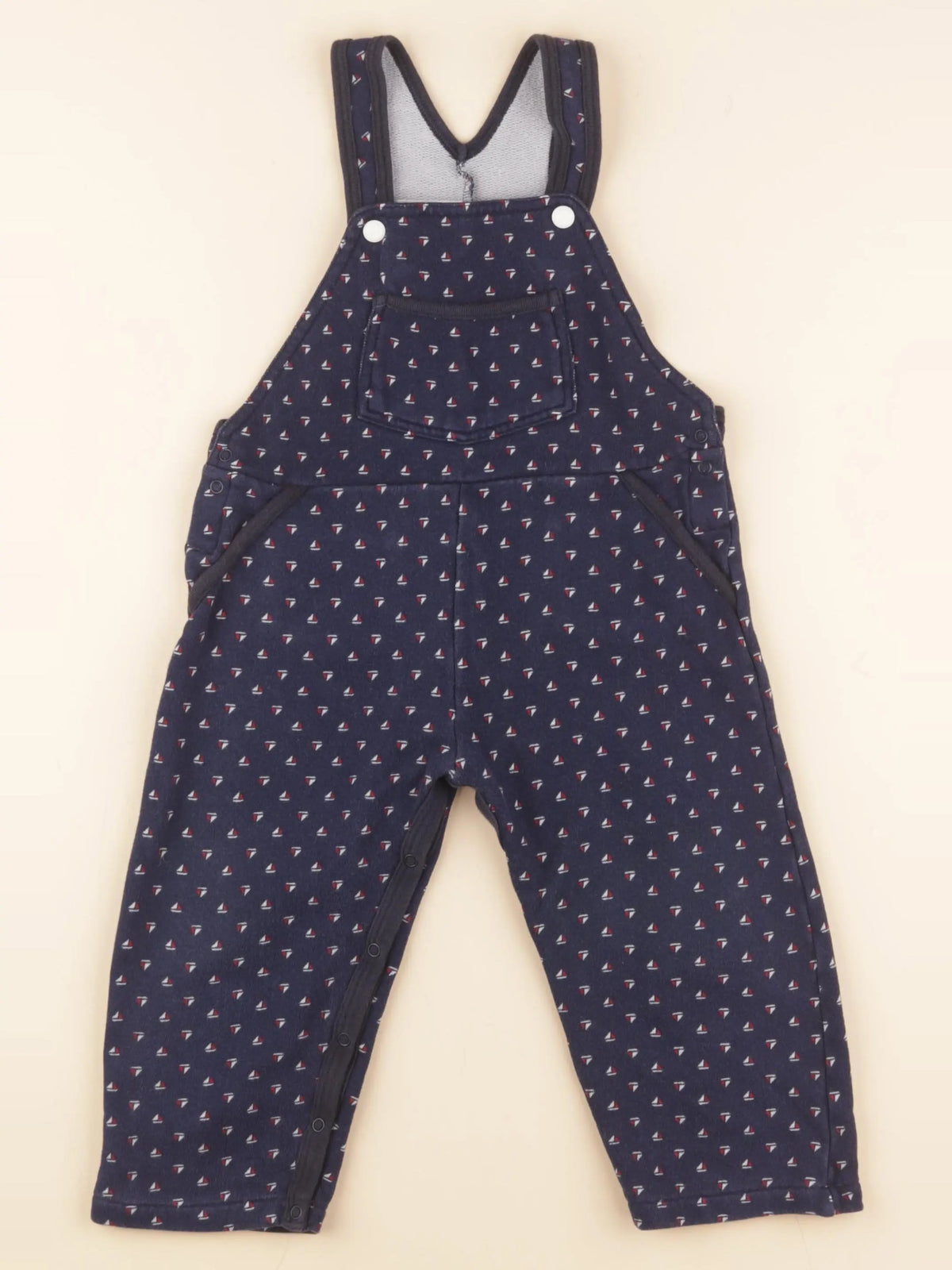Petit Bateau - salopette bleu - 36 mois
