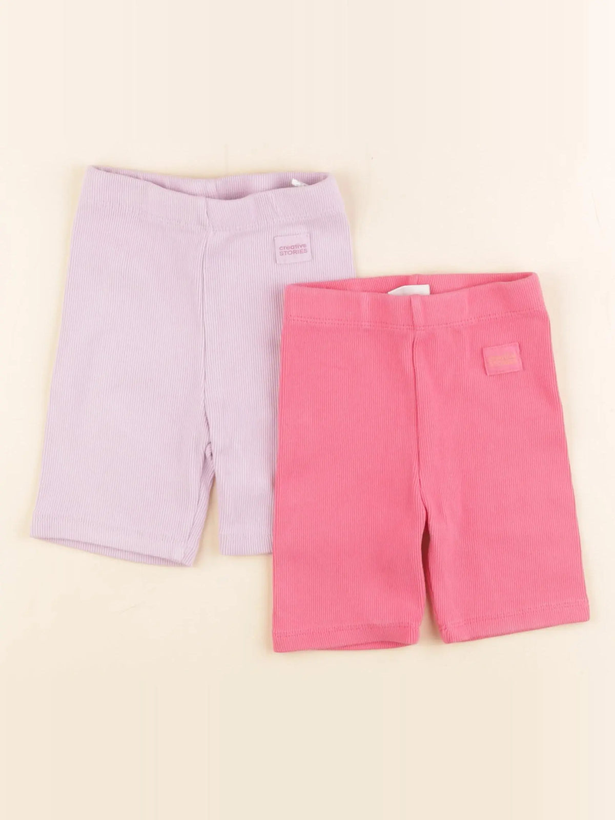 Zara - lot de 2 cyclistes rose, violet - 3 ans