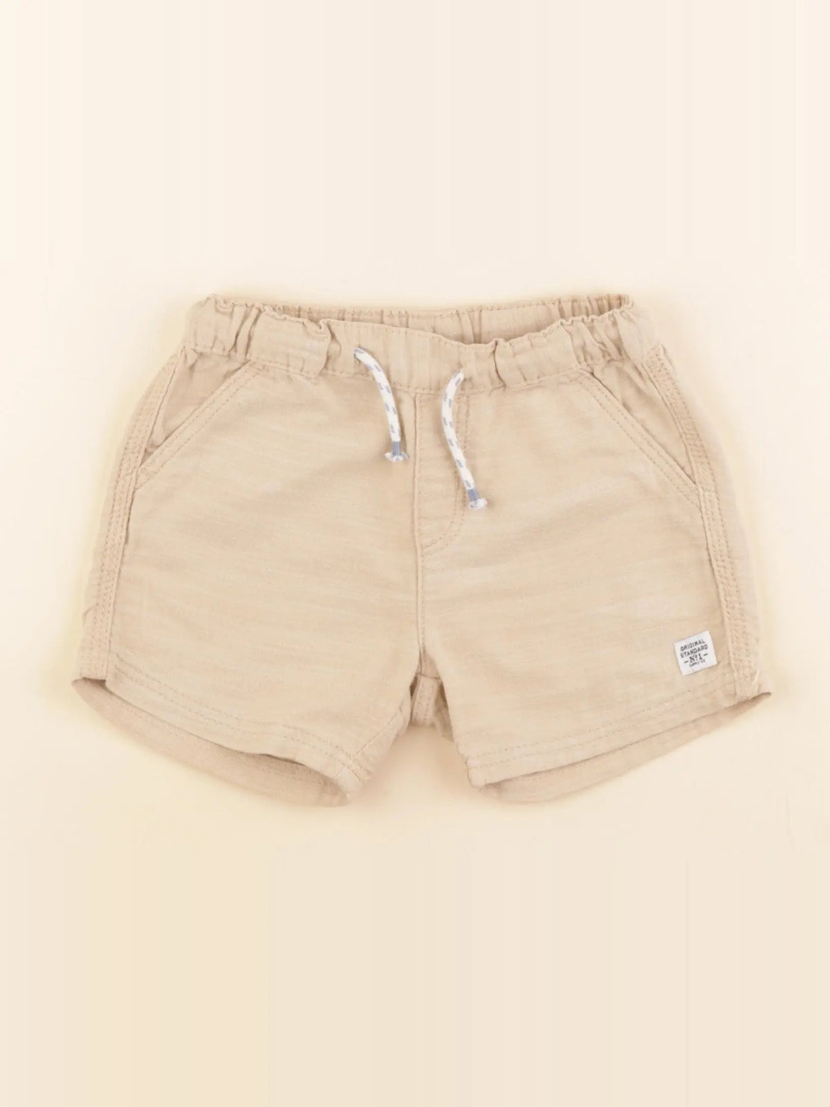 H&M - short beige - 18 mois