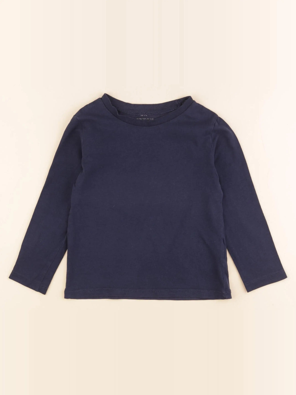 H&M - tee-shirt bleu - 2/4 ans