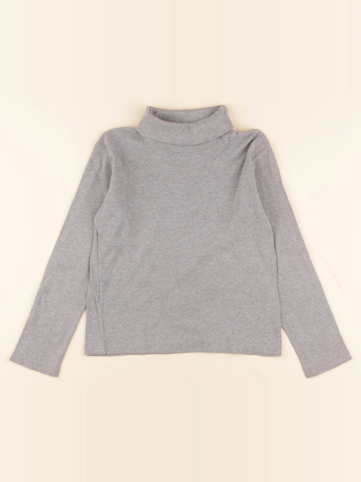 Petit Bateau - sous-pull gris - 8 ans