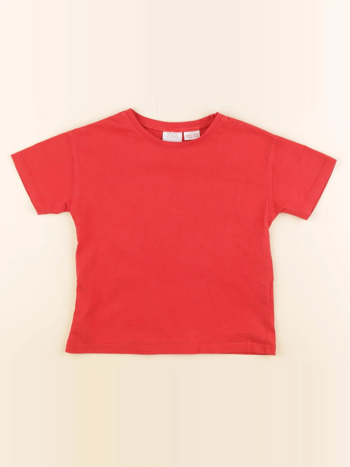 Zara - tee-shirt rouge - 4 ans