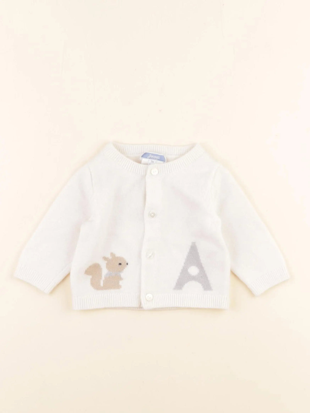 Jacadi - gilet beige - 3 mois