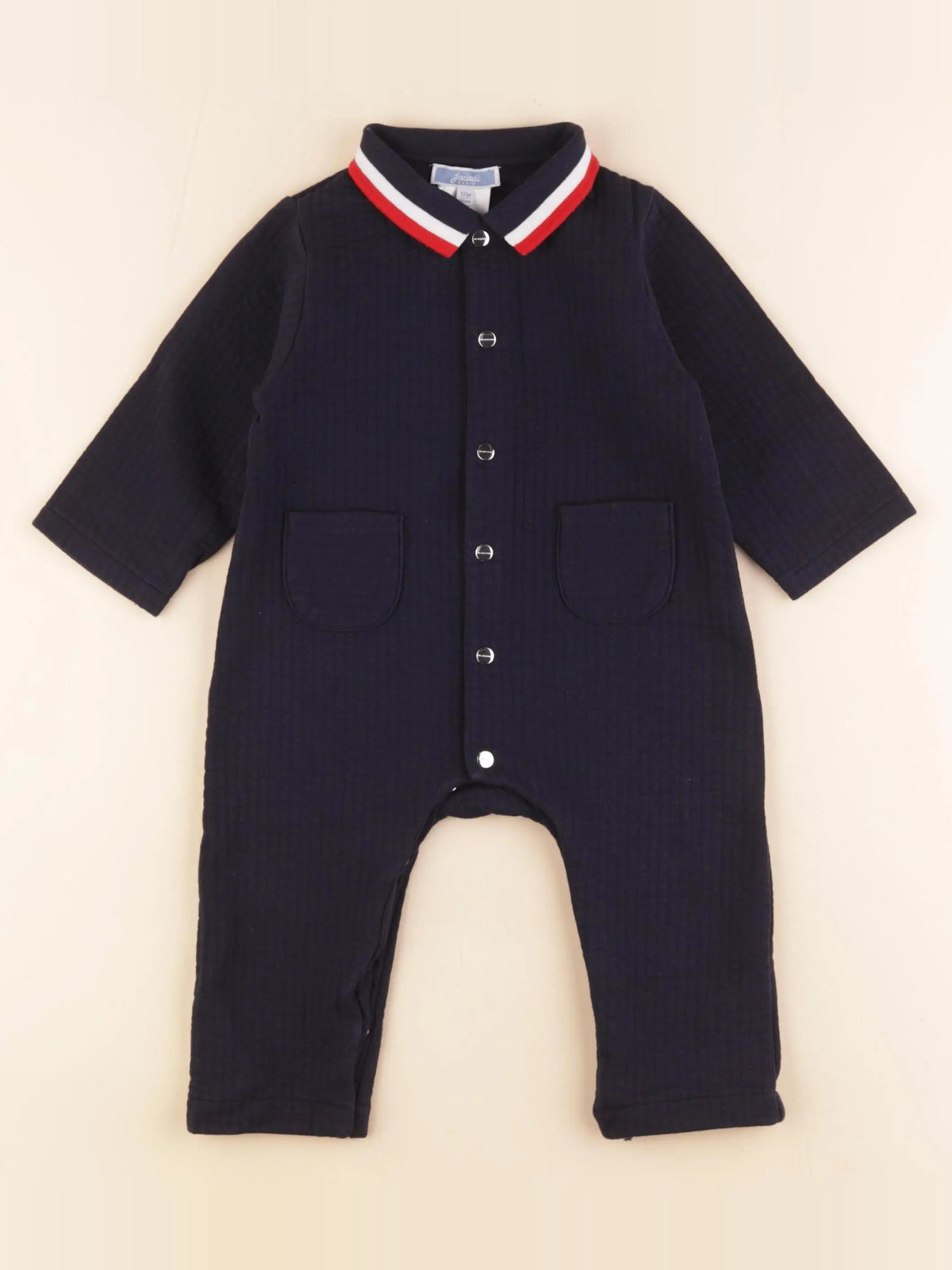 Jacadi - combinaison bleu - 12 mois