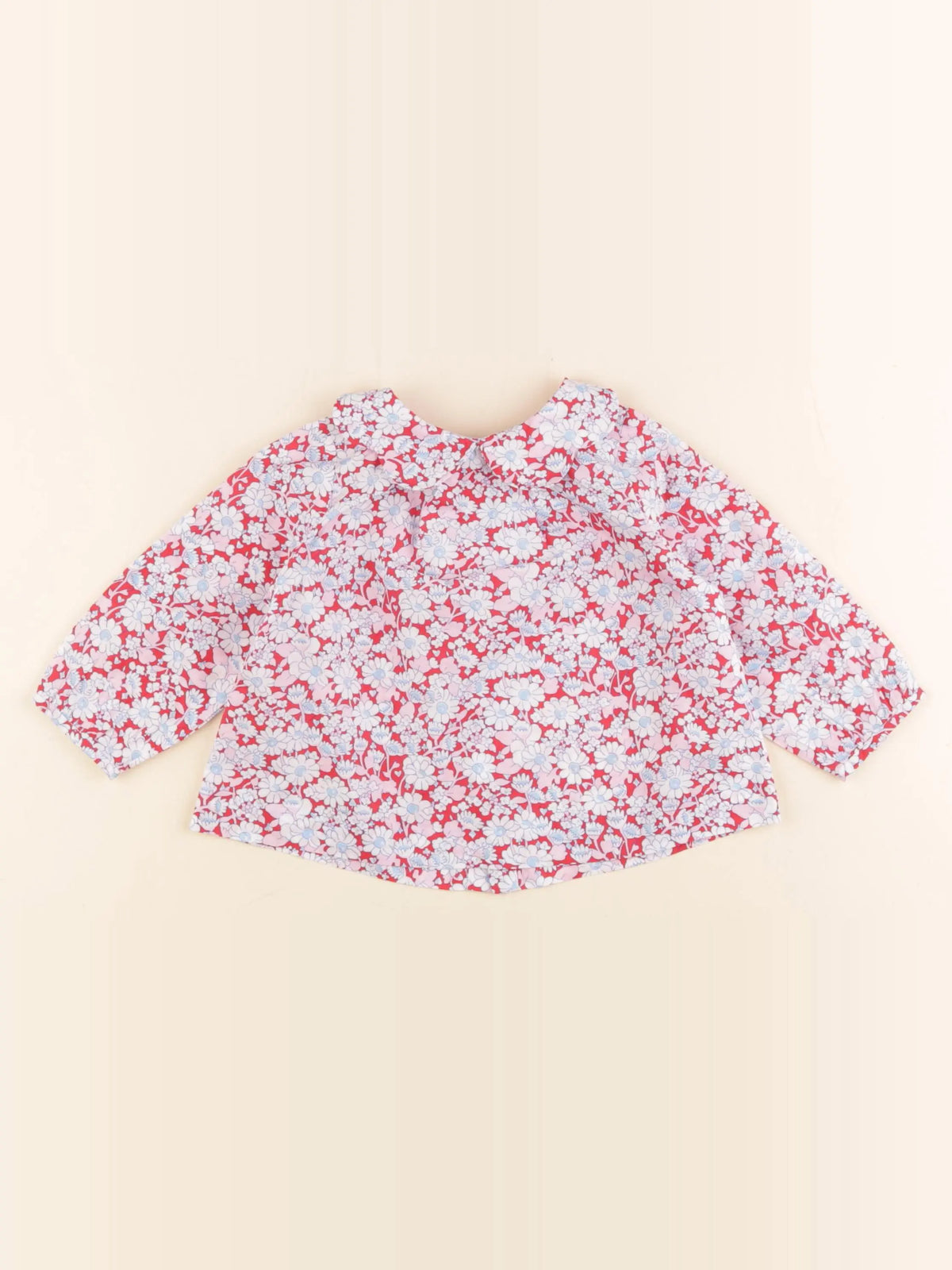 Jacadi - blouse liberty multicolore - 12 mois