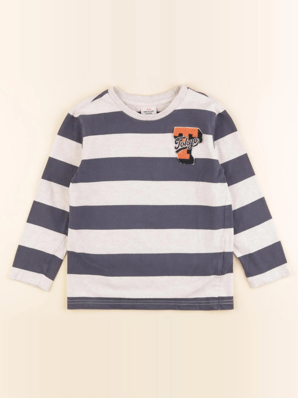 Tape à l'oeil - tee-shirt gris, bleu - 5 ans