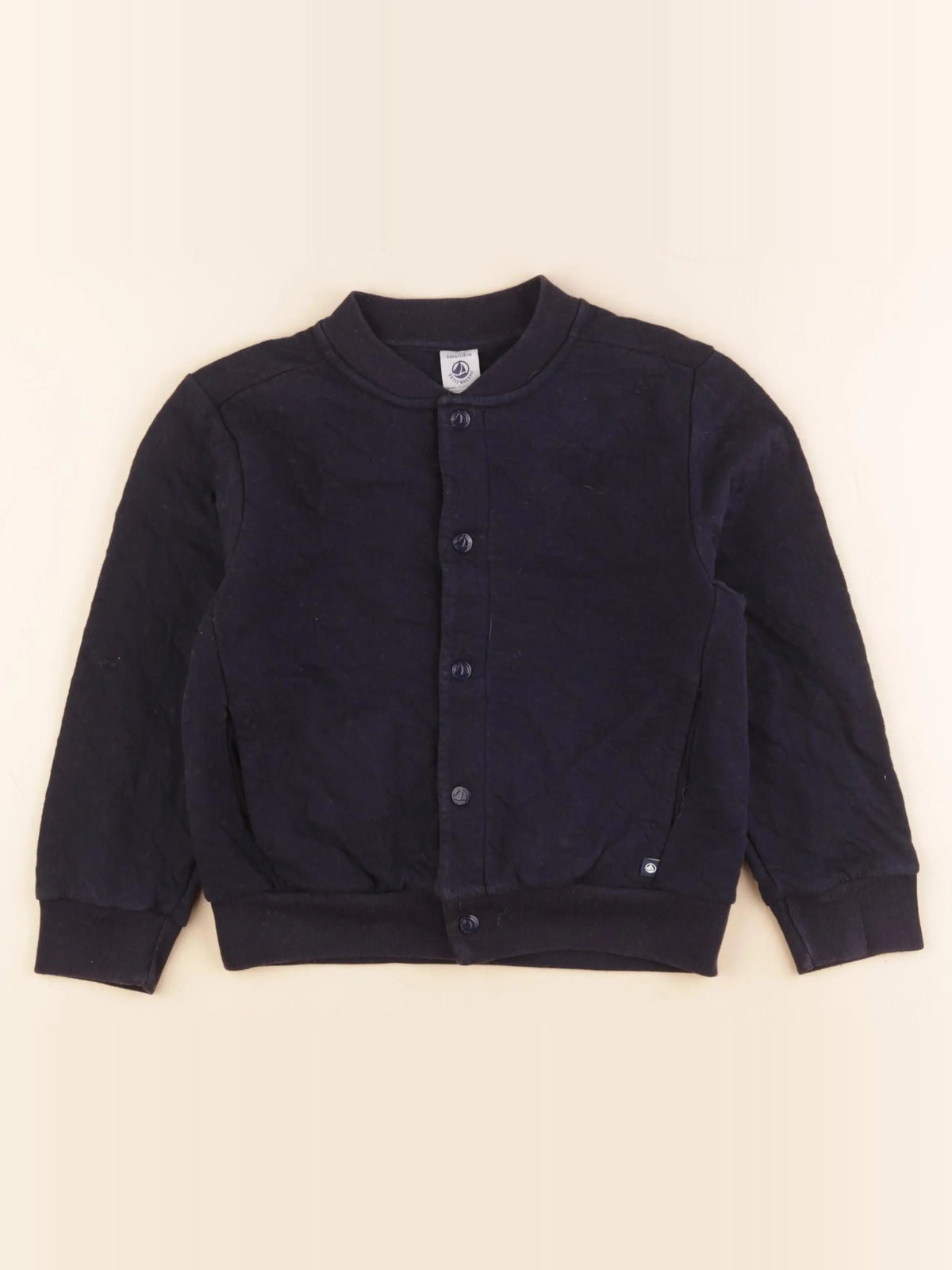 Petit Bateau - sweat bleu - 6 ans