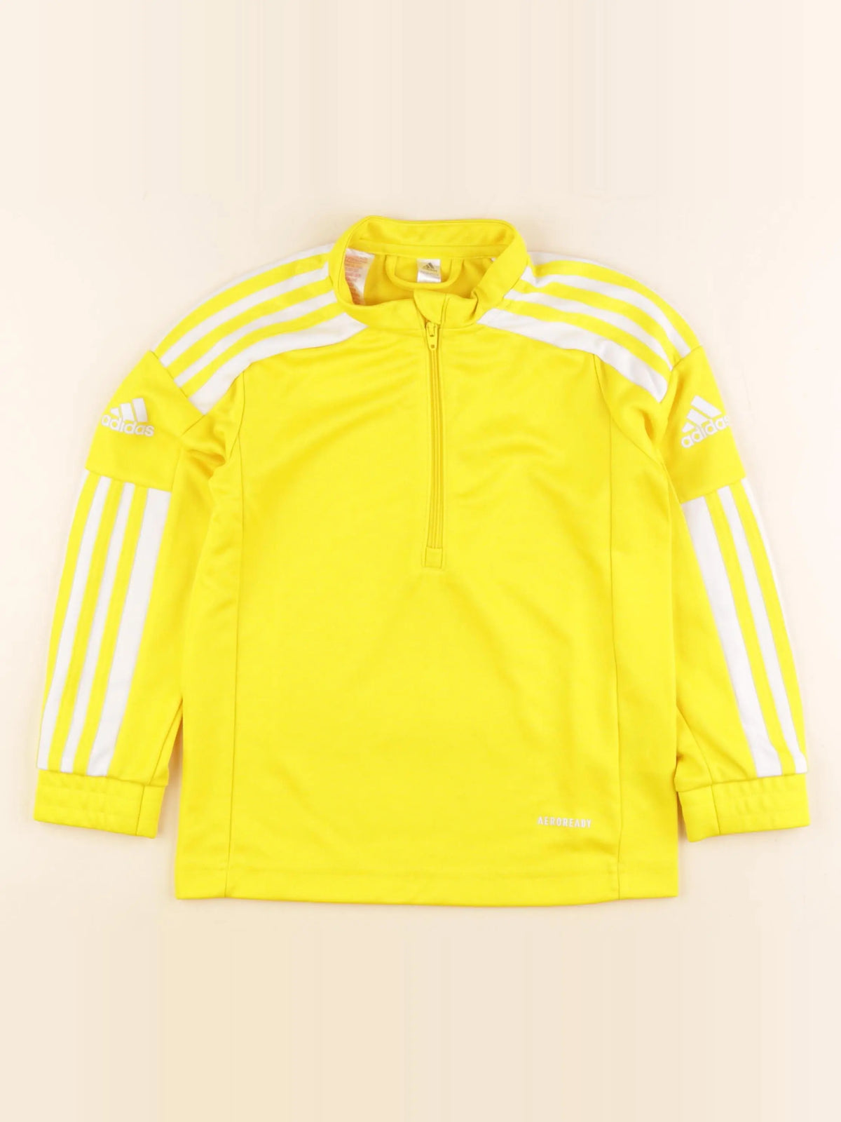 Adidas - sweat jaune - 5/6 ans