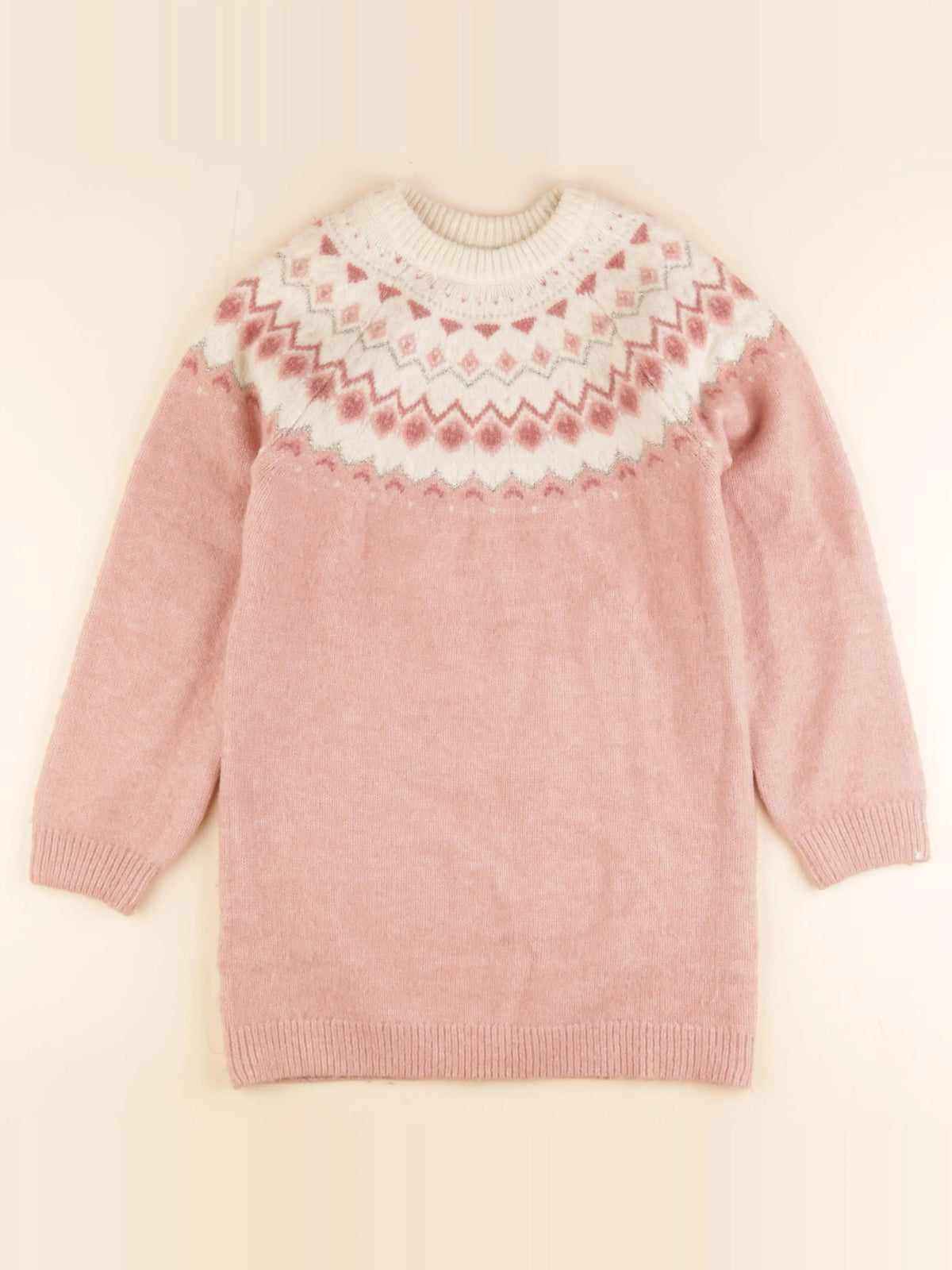 Vertbaudet - robe rose - 10 ans