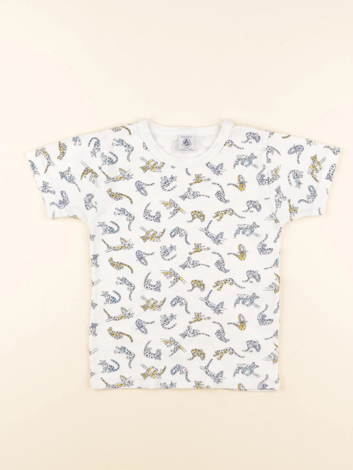 Petit Bateau - maillot de corps blanc - 6 ans