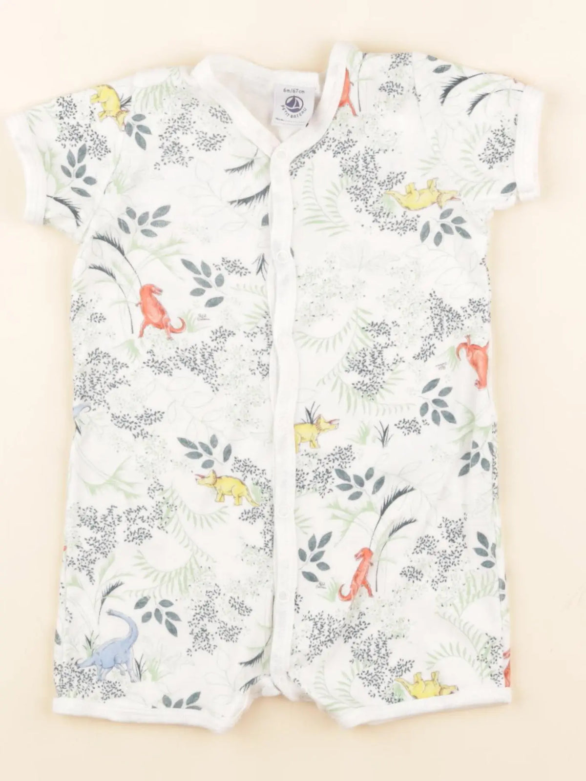 Petit Bateau - pyjama coton multicolore - 6 mois