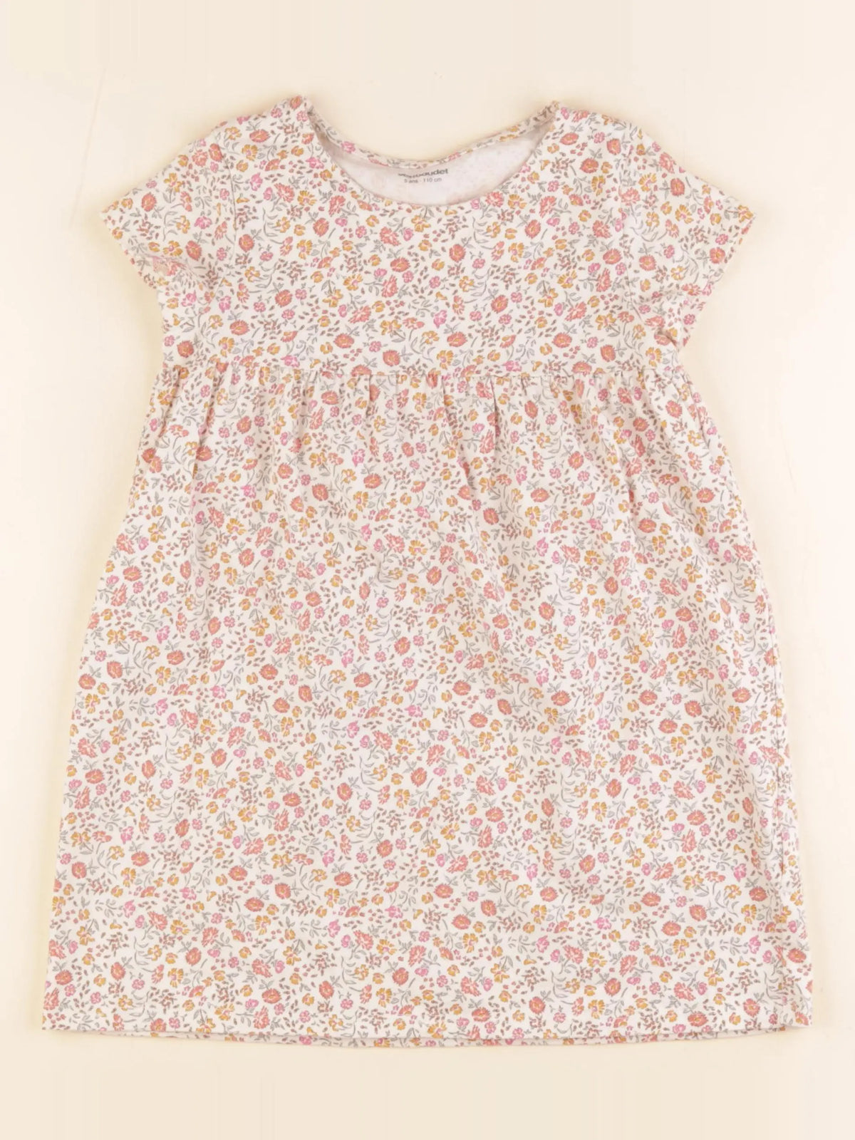 Vertbaudet - robe multicolore - 5 ans