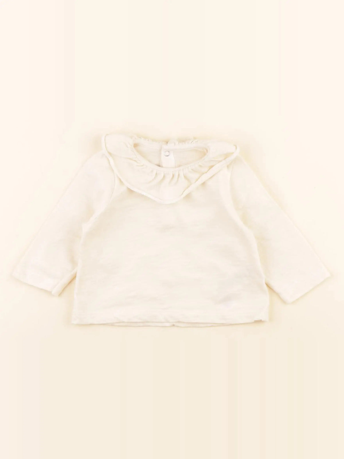 Petit Bateau - tee-shirt beige - 3 mois
