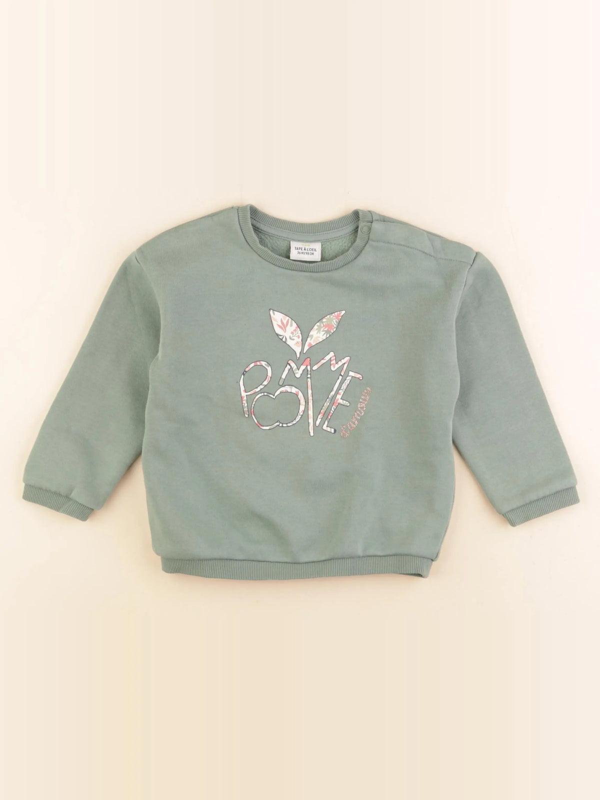 Tape à l'oeil - sweat vert - 36 mois