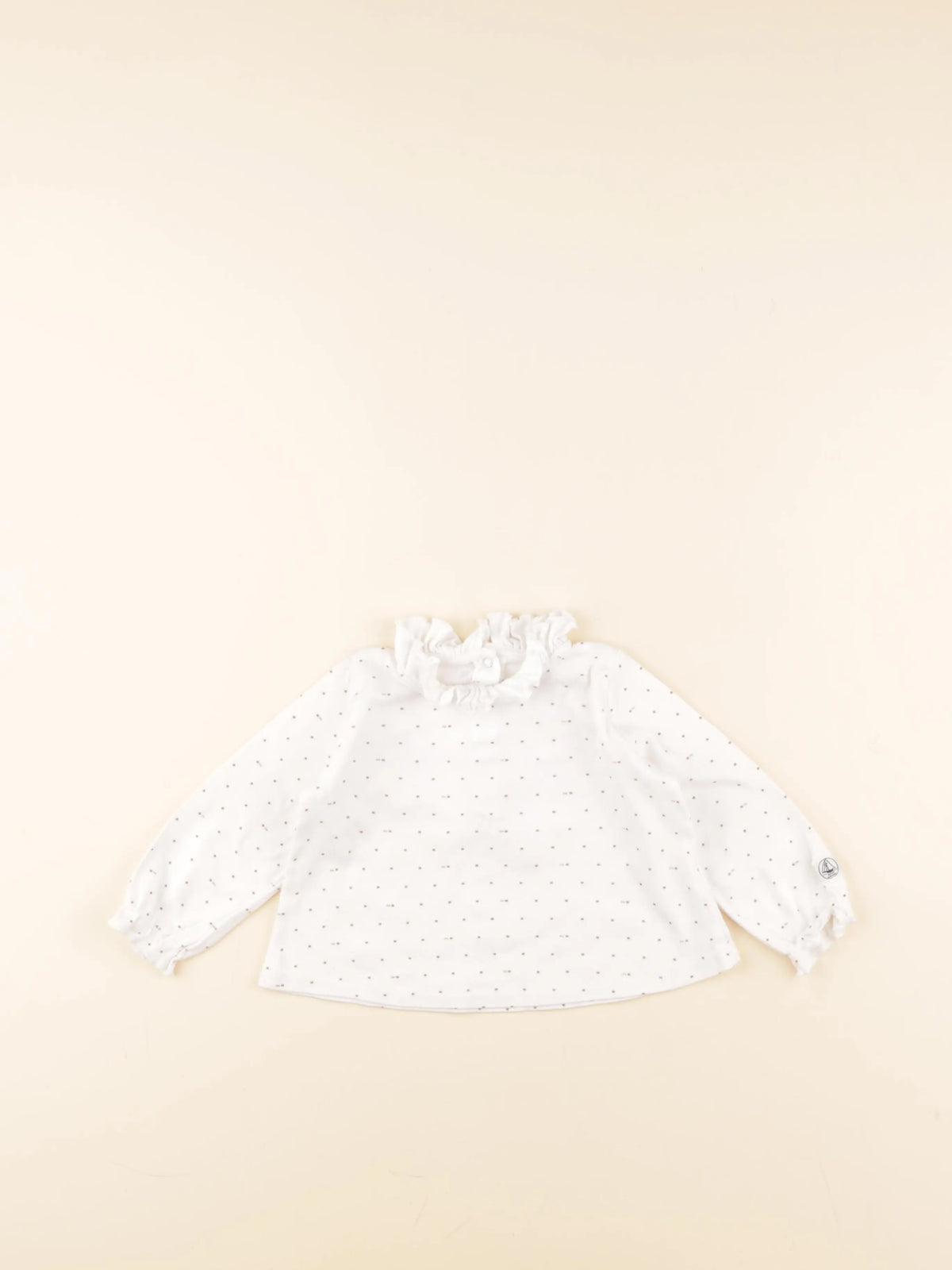 Petit Bateau - tee-shirt blanc - 12 mois